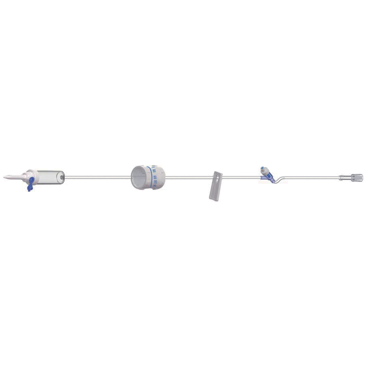 AMSINO FLOWSAFE™ IV ADMINISTRATION SETS IV Admin Set, 10 Drops Per mL, One FLOWSafe™ Flow Controller, 100", One AMSafe® Needleless Injection Site, 50/cs Amsino International, Inc. AFS102