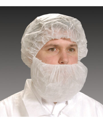 ALPHAPROTECH CRITICAL COVER® GENPRO® BEARD COVER Critical Cover® Beard Cover, White, Universal, 1000/cs AlphaProTech MS-14138-8