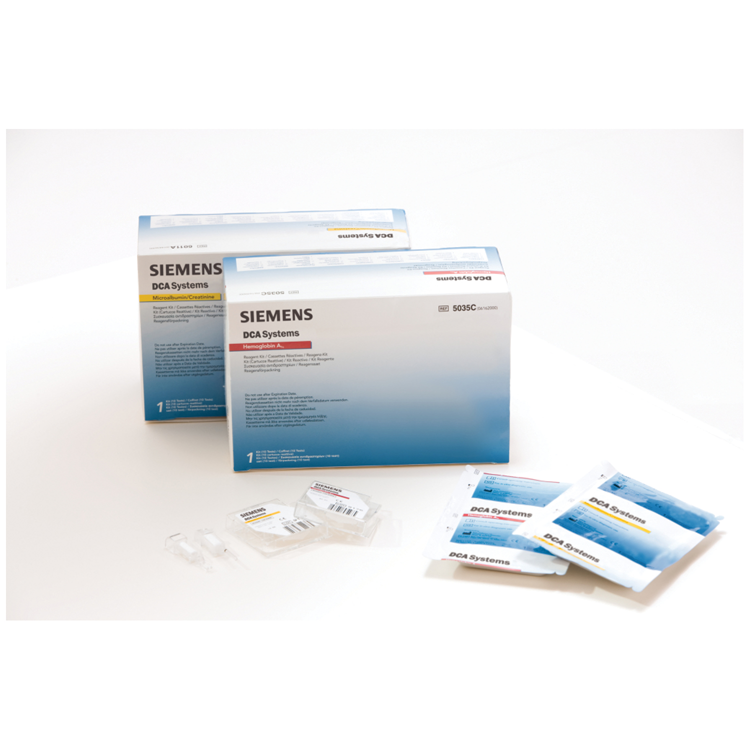 SIEMENS DCA ANALYZER DCA Reagent Kit For HBA1C, CLIA Waived, 10/bx, 4bx/cs (85 cs/plt) (10311134) (Item is Non-Returnable) (US Only) Siemens Diagnostics 5035C