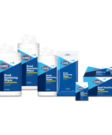 BRAND BUZZ CLOROX HAND SANITIZING WIPES Clorox Pro Sanitizing Hand Wipes, 20 ct Pouch, 28 pch/cs Brand Buzz BBP15839
