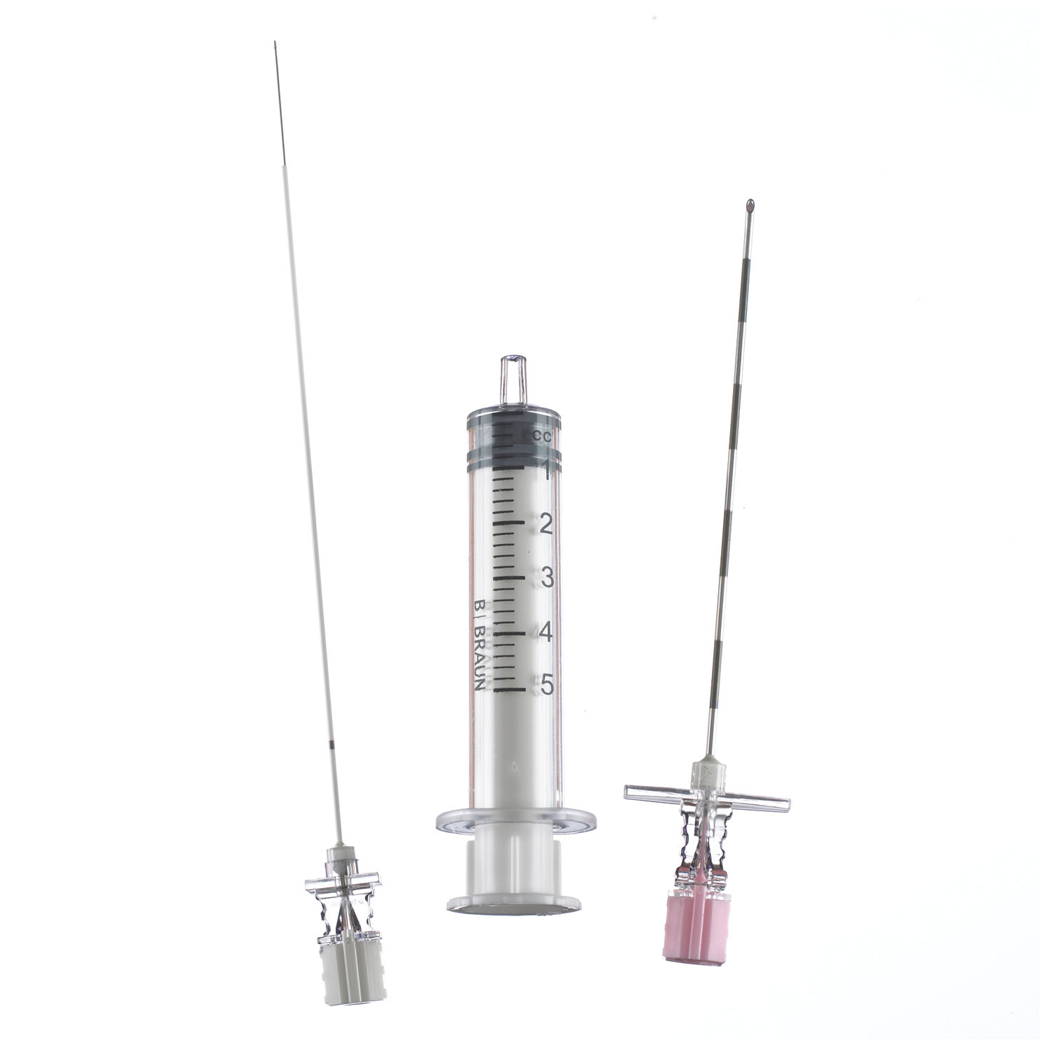 B BRAUN COMBINED SPINAL/EPIDURAL ANESTHESIA SETS Combined Spinal/ Epidural Set, 18G x 3½" Tuohy Needle, Backeye Lumen, 27G x 5" PENCAN Pencil Point Needle, Centering Sleeve, 5cc Clear Plastic Syringe, 12/cs (Rx) (Item is Non-Returnable) (Continental US+HI Only, Excluding IN and ND) B Braun Medical, Inc. 333160