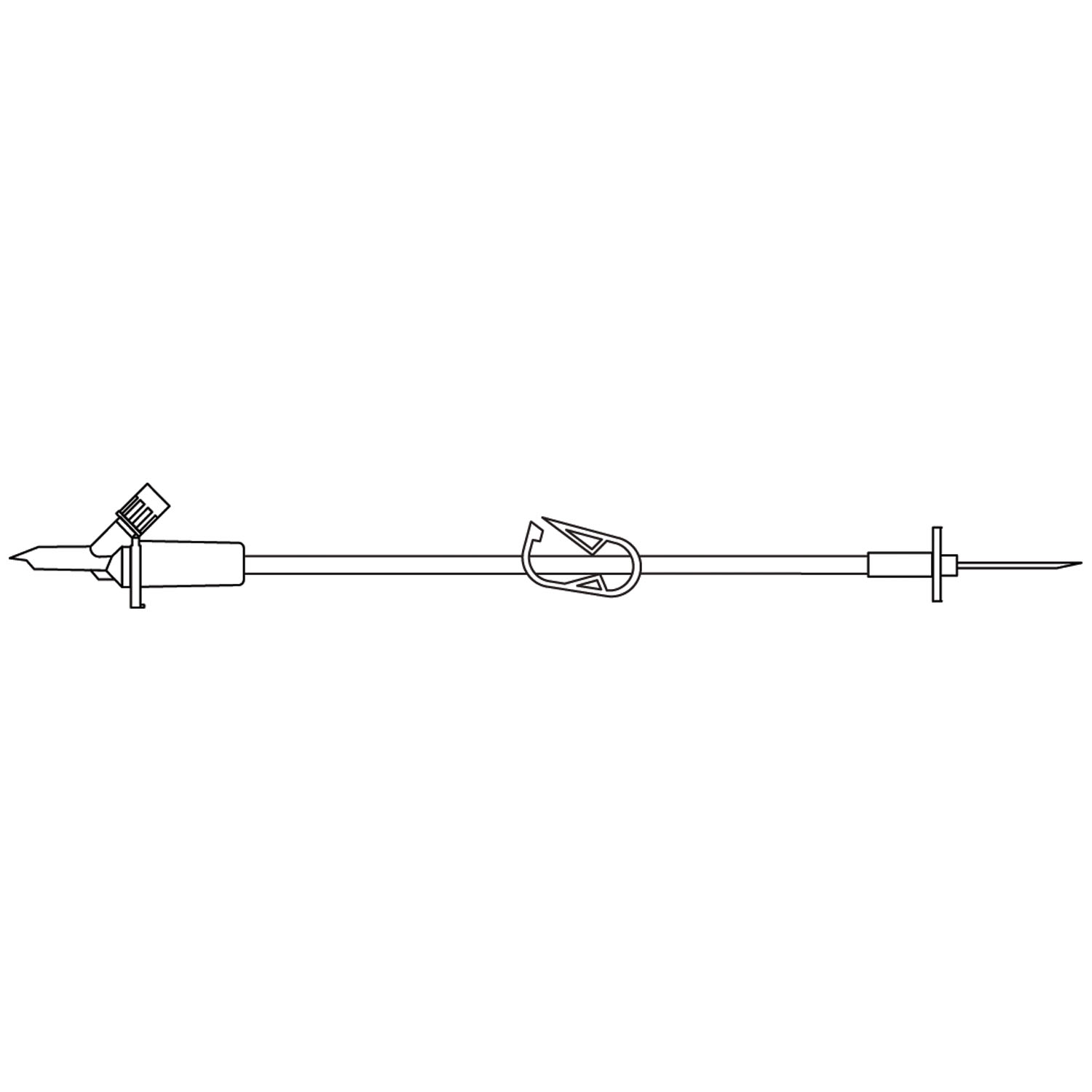 B BRAUN FLUID TRANSFER SETS Fluid Transfer Set, Vented Spike, Gripping Flange, Large Bore Tubing, Plastic On/ Off Clamp, 17G Needle, Used For Direct Transfer of Fluids Between Large Volume Parenteral, 23"L, 50/cs (Rx) (Item is Non-Returnable) (Continental US+HI Only) B Braun Medical, Inc. 356050