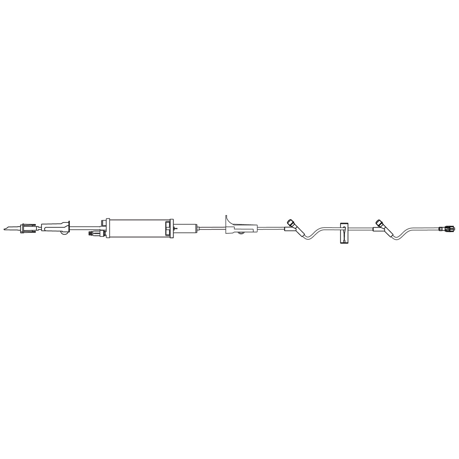 B BRAUN METRISET® MEASURED VOLUME SOLUTION ADMINISTRATION SETS Mini-Drop Admin Set, Non-Vented Spike, Roller Clamp, 150mL Burette Chamber, Roller Clamp, Injection Sites 26" & 6" Above Distal End, SPIN-LOCK Connector, 18mL Priming Volume, 109"L, 60 drops/mL, 20/cs (Rx) (Item is Non-Returnable) (Continental US+HI Only)  (To Be DISCONTINUED) B Braun Medical, Inc. 375128