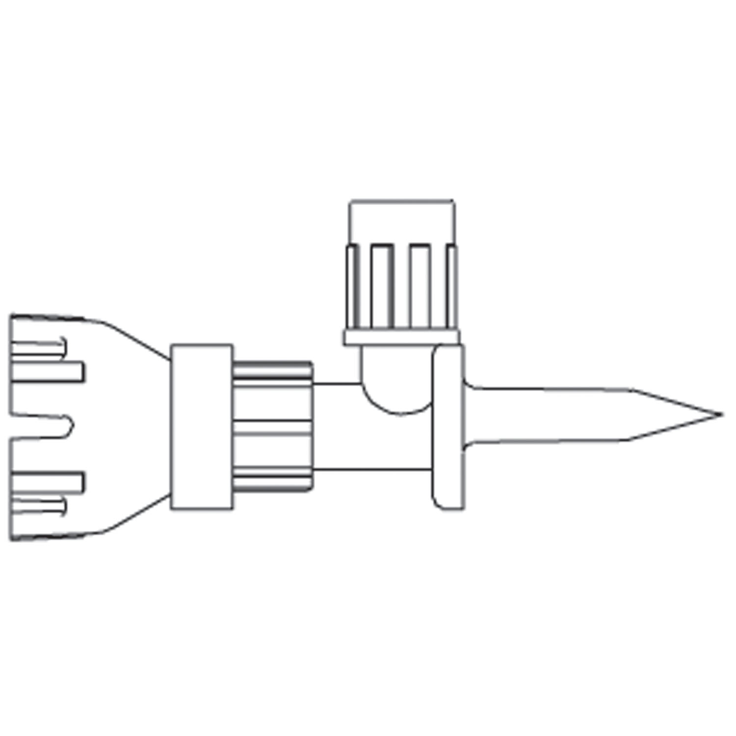 B BRAUN NEEDLE-FREE DISPENSING PINS MINI-SPIKE® Dispensing Pin, SAFSITE® Valve, Automatic 2-Way Valve For Aspiration or Injection of Medication From Inverted Multi-Dose Vials, Luer Slip Connector, Utilizes a Bacterial Retentive Air-Venting Filter, DEHP & Latex Free (LF), 50/cs (Rx) (Item is Non-Returnable) (Continental US+HI Only, Excluding IN and ND) B Braun Medical, Inc. 412000
