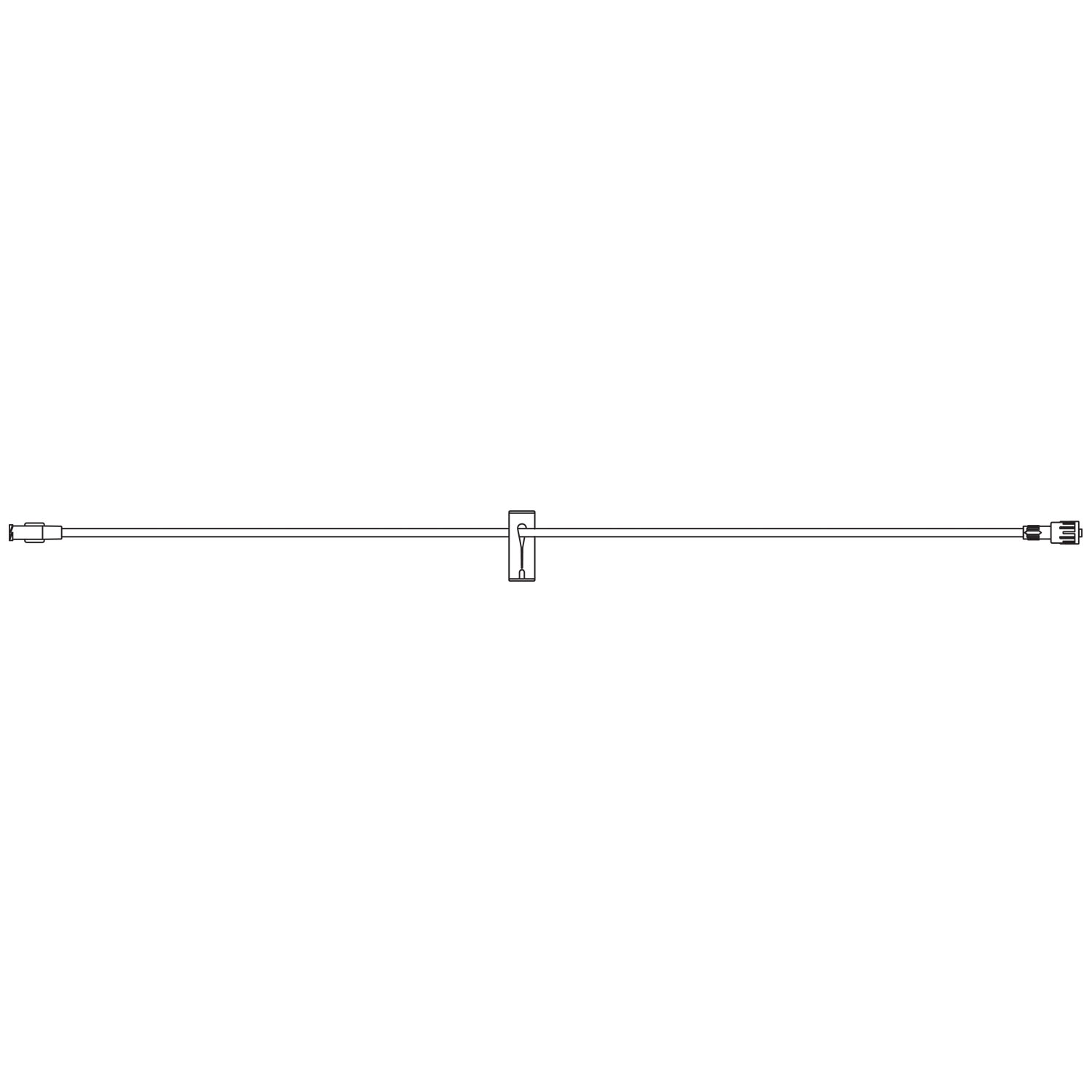 B BRAUN PERIPHERAL EXTENSION SETS Standard Bore Extension Set, Female Luer Connector, Distal SPIN-LOCK Connector, Slide Clamp, DEHP & Latex Free (LF), 4.3mL Priming Volume, 30"L, 100/cs (Rx) (Item is Non-Returnable) (Continental US+HI Only, Excluding IN and ND) B Braun Medical, Inc. 473012