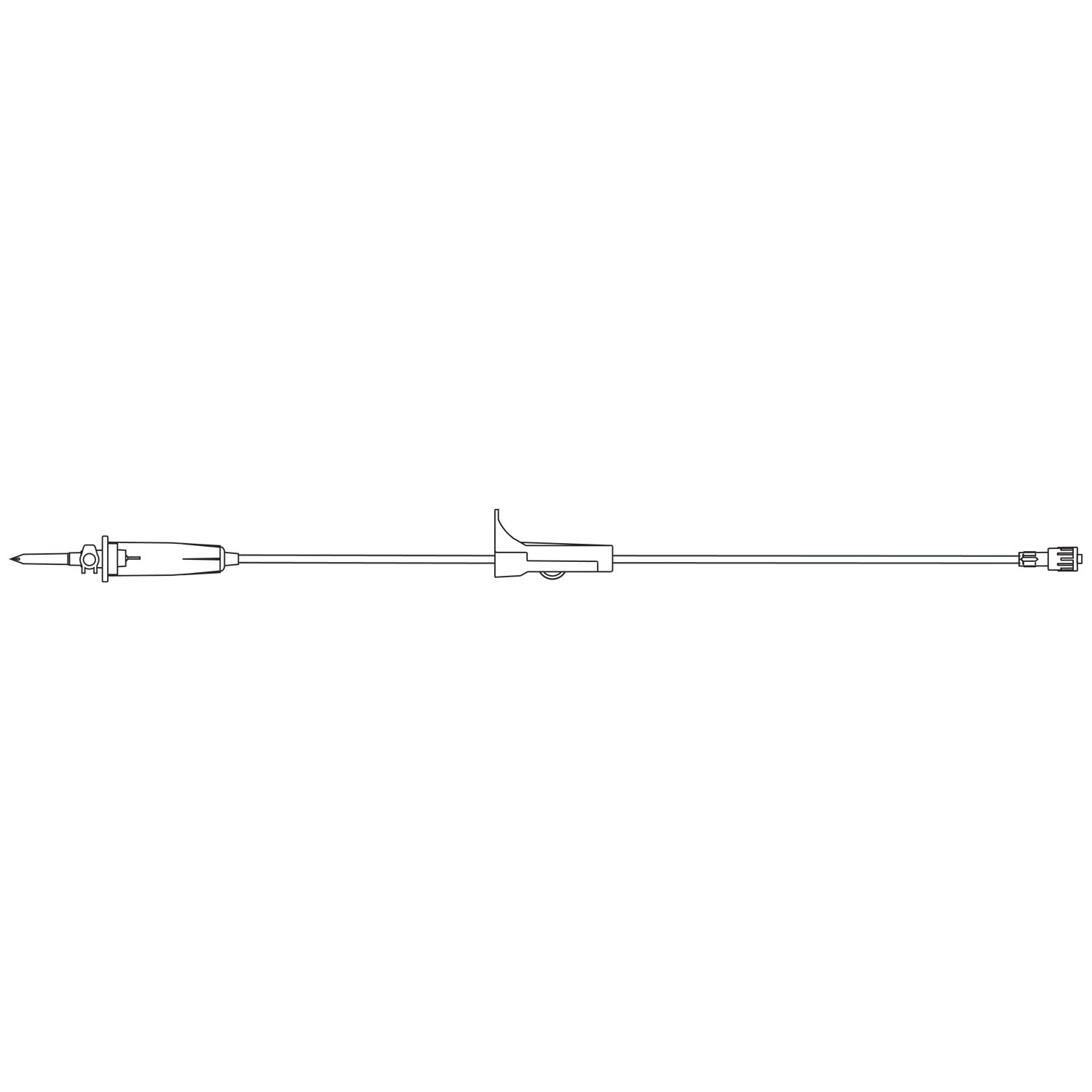 B BRAUN BASIC IV ADMINISTRATION SETS Admin Set, Universal Spike, Roller Clamp, SPIN-Lock Connector, 13mL Priming Volume, 67"L, 60 Drops/mL, DEHP & Latex Free (LF), 50/cs (Rx) (Item is Non-Returnable) (Continental US+HI Only, Excluding IN and ND) B Braun Medical, Inc. V1425-15