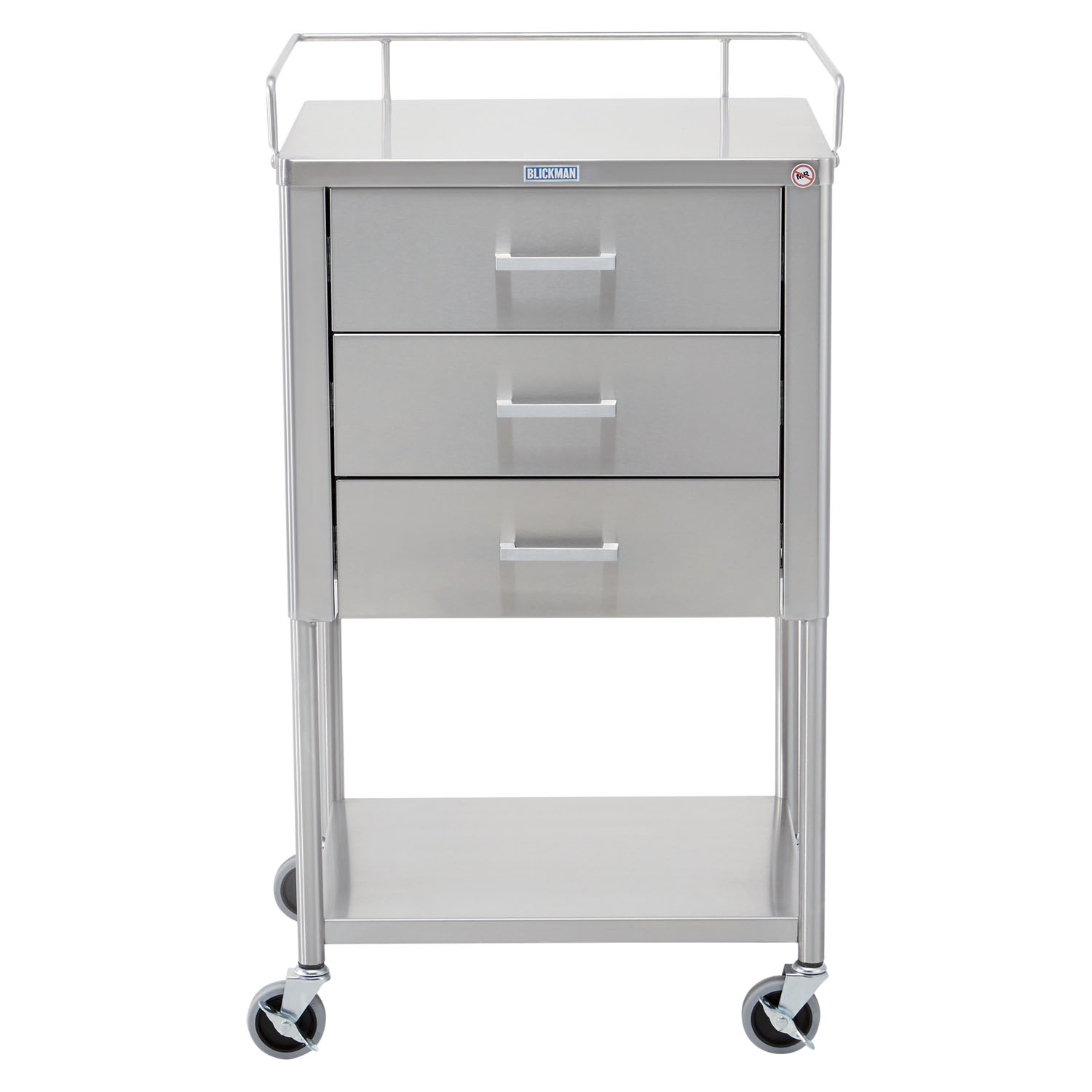 BLICKMAN TABLES Saturn Table, 20"W x 34"H x 16"D, (3) Drawers (DROP SHIP ONLY) Blickman Industries 0237857000