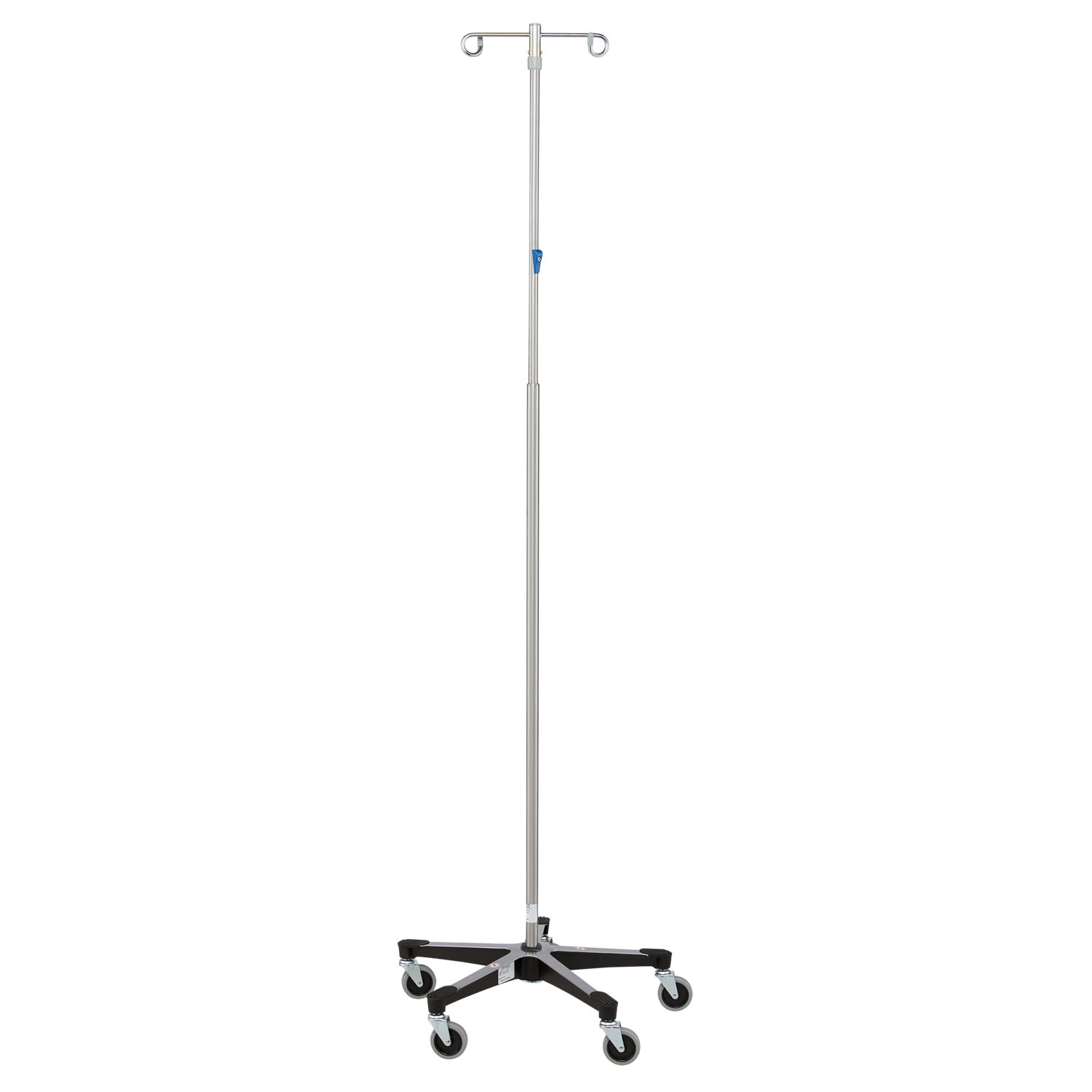BLICKMAN IV STANDS IV Stand, 2 Hook w/Thumb Operated Slide Lock w/5 Leg Base (DROP SHIP ONLY) Blickman Industries 0517794000