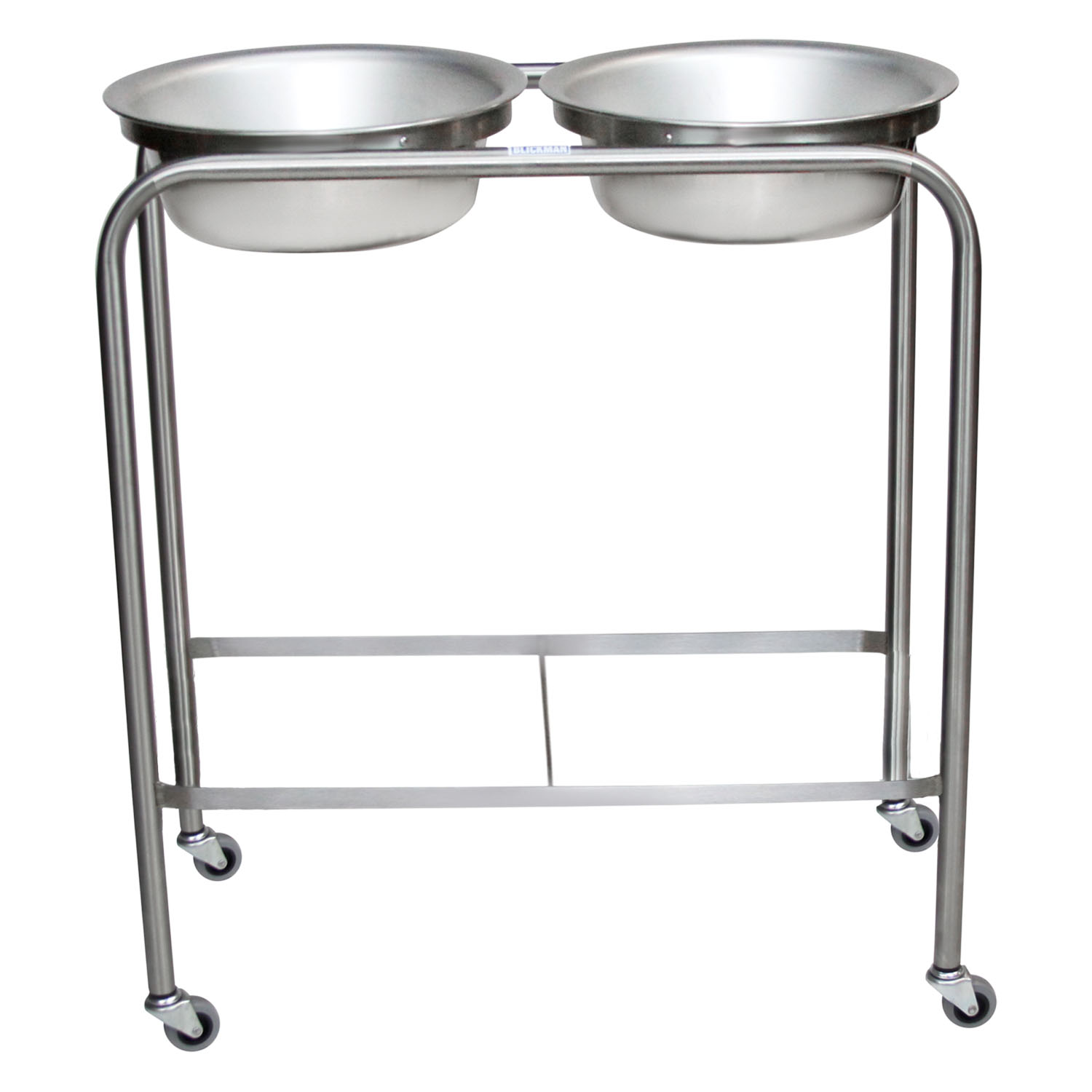 BLICKMAN SOLUTION STANDS Snyder Double Basin Solution Stand w/Basin, H-Brace (DROP SHIP ONLY) Blickman Industries 0727808100