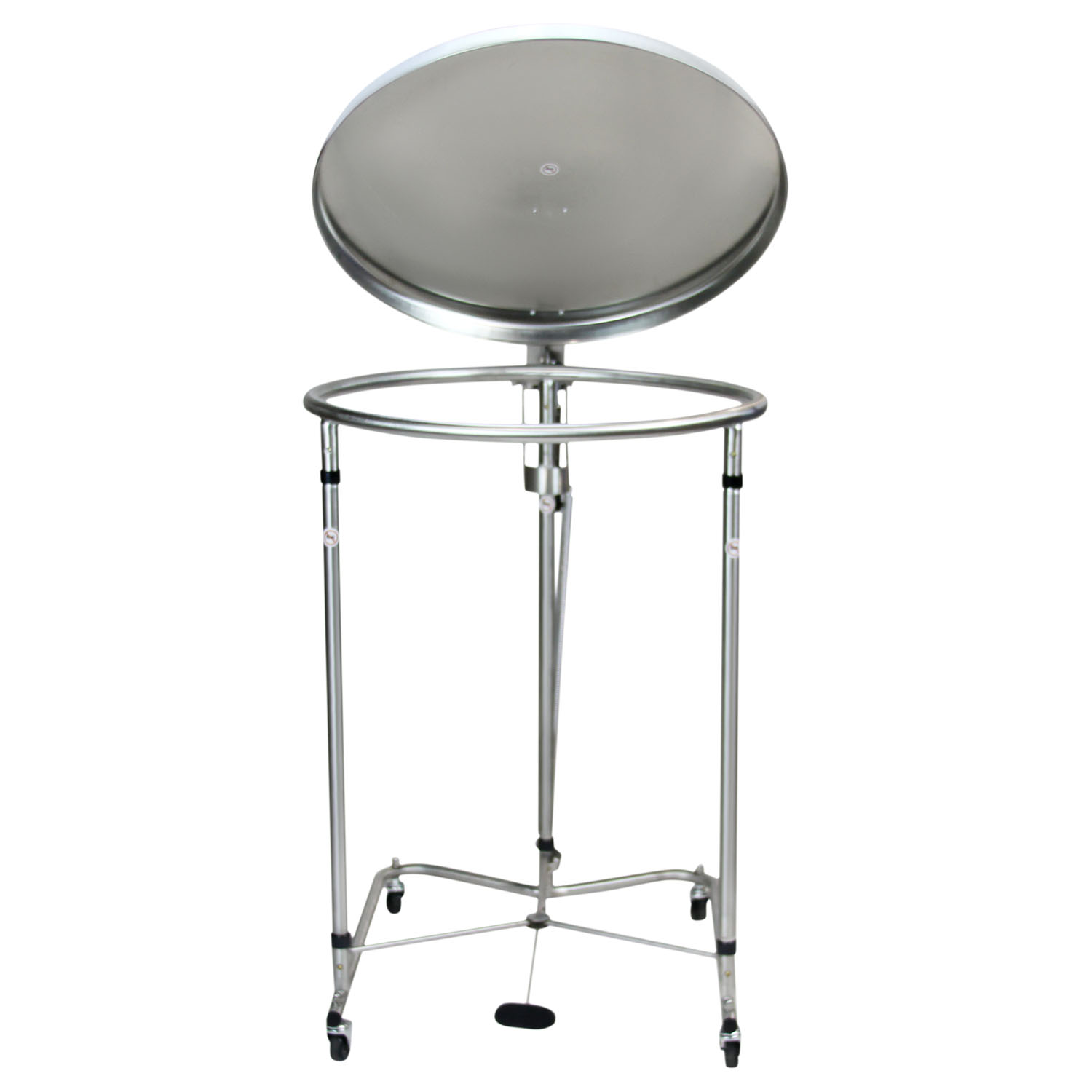BLICKMAN HAMPERS Hamper 25" DIA Round Foot Operated Pneumatic Top Stainless Steel (DROP SHIP ONLY) Blickman Industries 092877320P