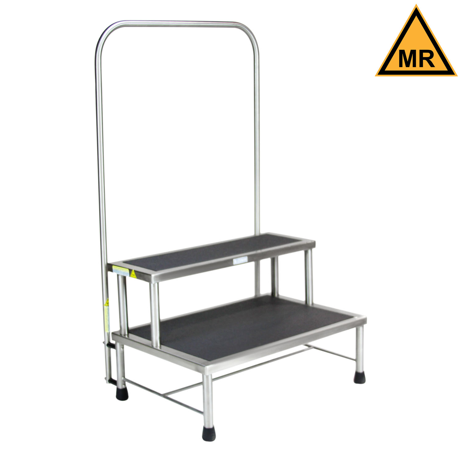 BLICKMAN STOOLS Donnelly Foot Stool, 24"W x 16"H x 16"D, Handrail, MRI Safe (DROP SHIP ONLY) Blickman Industries 1017763100