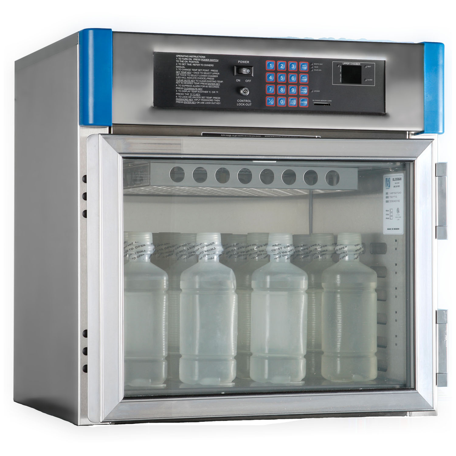 BLICKMAN WARMING CABINETS Warming Cabinet, 24"W x 24 1/2"H x 20 5/8"D, (1) Glass Door (DROP SHIP ONLY) Blickman Industries 14B7927243
