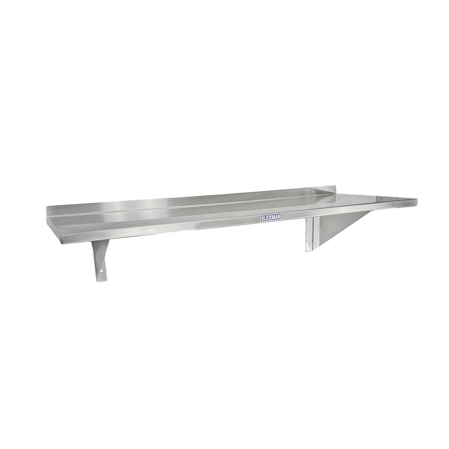 BLICKMAN WALL CABINETS Wall Shelf Assembly 36" x 12", (2) Mounting Brackets (DROP SHIP ONLY) Blickman Industries 1813612000