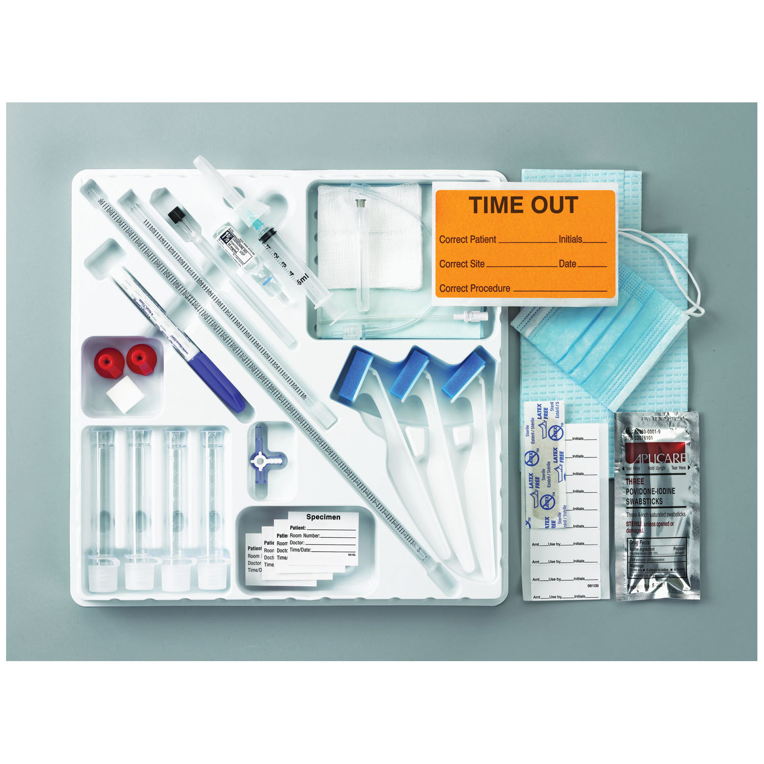 BUSSE SAFETY-DELUXE ADULT LUMBAR PUNCTURE TRAY Lumbar Puncture Tray, 22G x 3½" Spinal Needle, Sterile, 10/cs (US Only) Busse Hospital Disposables, Inc. 975
