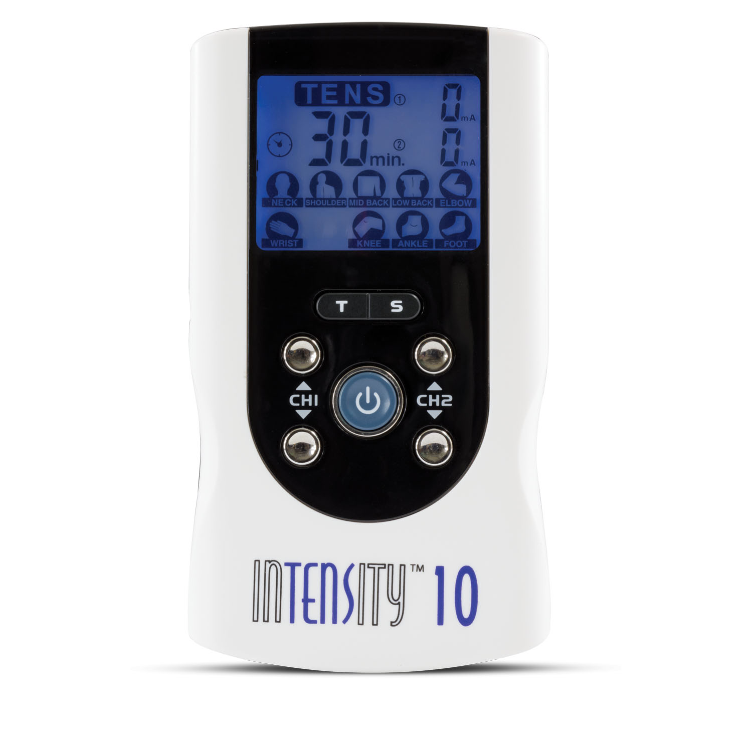 COMPASS HEALTH InTENSity™ DIGITAL TENS UNIT 10 Digital TENS Device, Comes Complete with: Unit, Carrying Case, Two Sets of Lead Wires, 9-Volt Battery, AC Adaptor, Instruction Manual, and Pack ofFfour Self-Adhesive Reusable Electrodes, Basic Assembly Required, 1 Year Warranty (092868) Compass Health DI1010