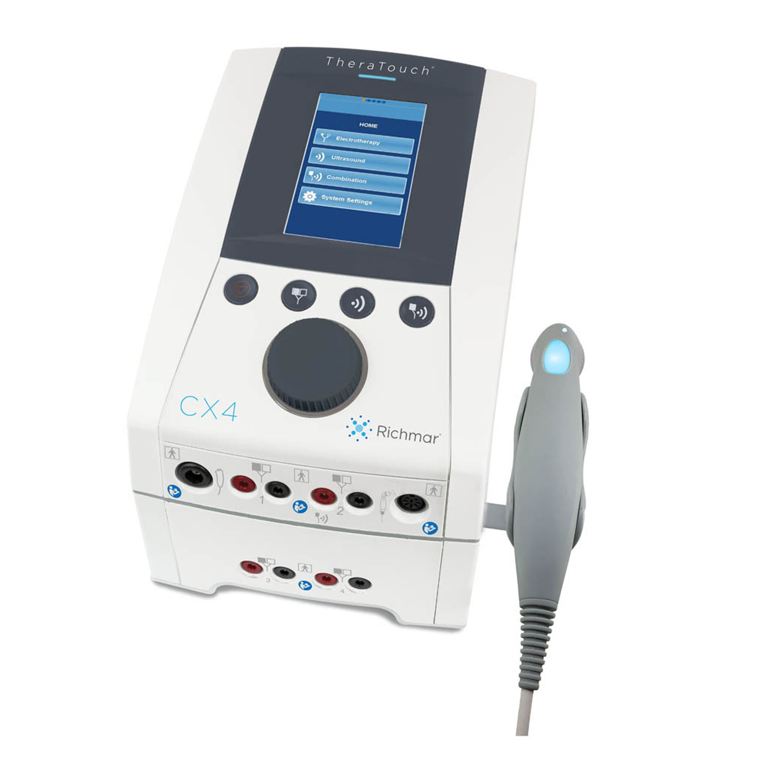 COMPASS HEALTH THERATOUCH® EX4 CLINICAL ELECTROTHERAPY SYSTEM TheraTouch CX4 Clinical Electrotherapy System (Cart Not Included) (DROP SHIP ONLY) Compass Health DQ8200
