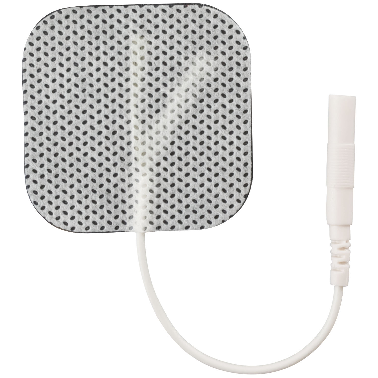 COMPASS HEALTH ELECTRODES Compass Electrodes, 1.5" x 1.5", White Cloth, Poly Bag, Latex Free, 4/pk (092786) Compass Health E1P1515WC2