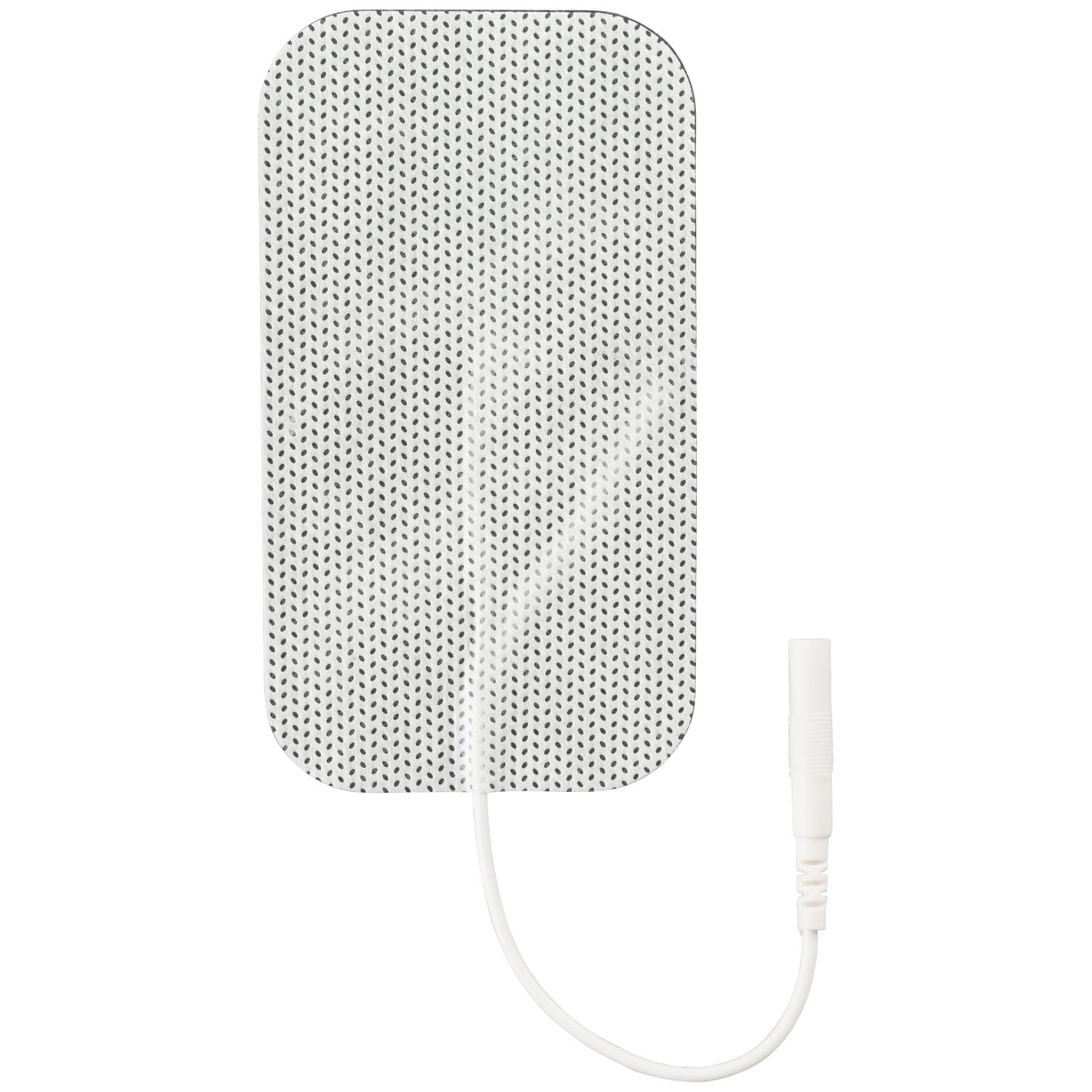 COMPASS HEALTH ELECTRODES Compass Electrodes, 2" x 3.5" Rectangular, White Cloth, Poly Bag, Latex Free, 4/pk (092787) Compass Health E1P2035WC2