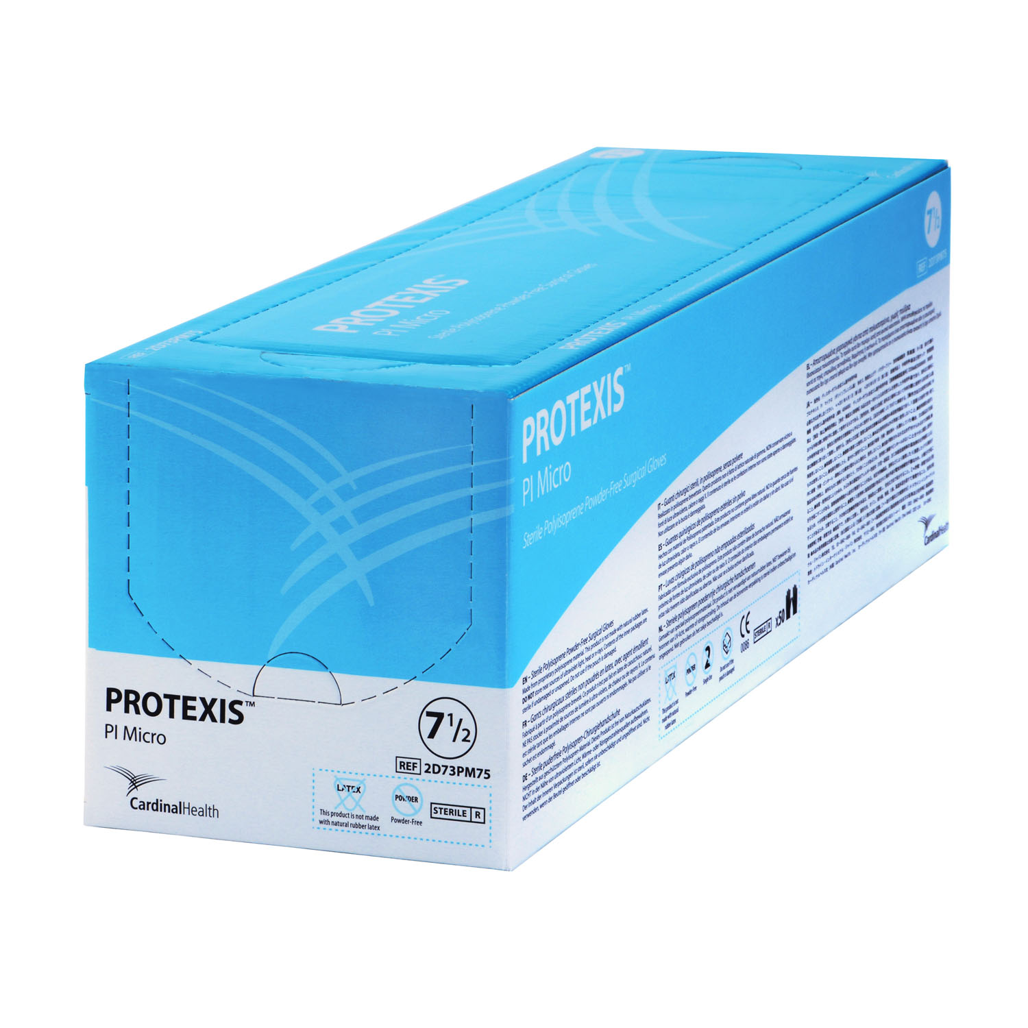 CARDINAL HEALTH PROTEXIS® PI MICRO SURGICAL GLOVES Glove, Surgical, Powder-Free (PF), Latex-Free (LF), Polyisoprene, Size 9.0, 50 pr/bx, 4 bx/cs (Continental US Only) Cardinal Health 2D73PM90