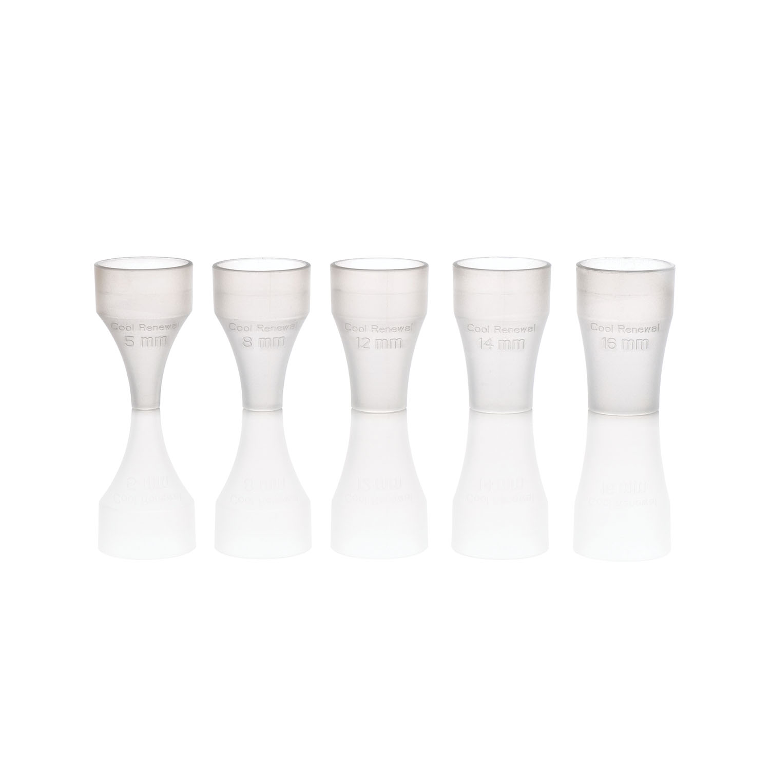 COOL RENEWAL ISOLATION FUNNELS Isolation Funnels, Disposable, Assorted Sizes, 10 of Each Size (5mm, 8mm, 12mm, 14mm, 16mm) 50/bx, 1bx/ea (Continental US Only) Cool Renewal, LLC CR-FA