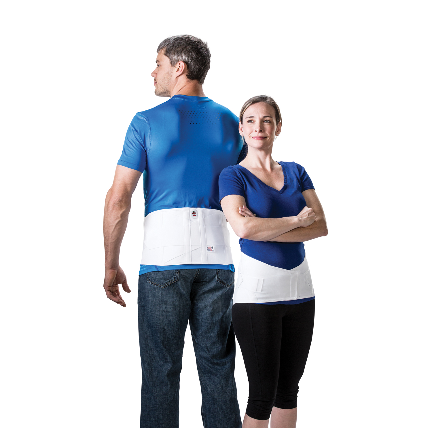 CORE PRODUCTS CRISSCROSS LUMBOSACRAL BELT Lumbosacral Support, Dual Pull White, Small (28" - 32") (080234) Core Products LSB-6062-SML