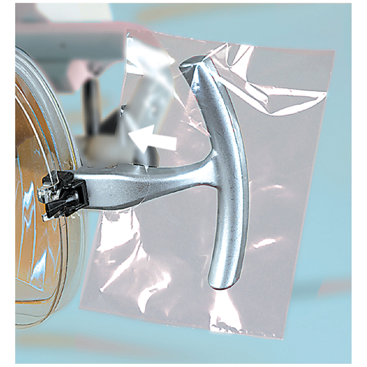 CROSSTEX LIGHT SLEEVE FOR T-STYLE HANDLE Sleeve, 4" x 5¾", 500/bx, 12 bx/cs Crosstex International BCLST
