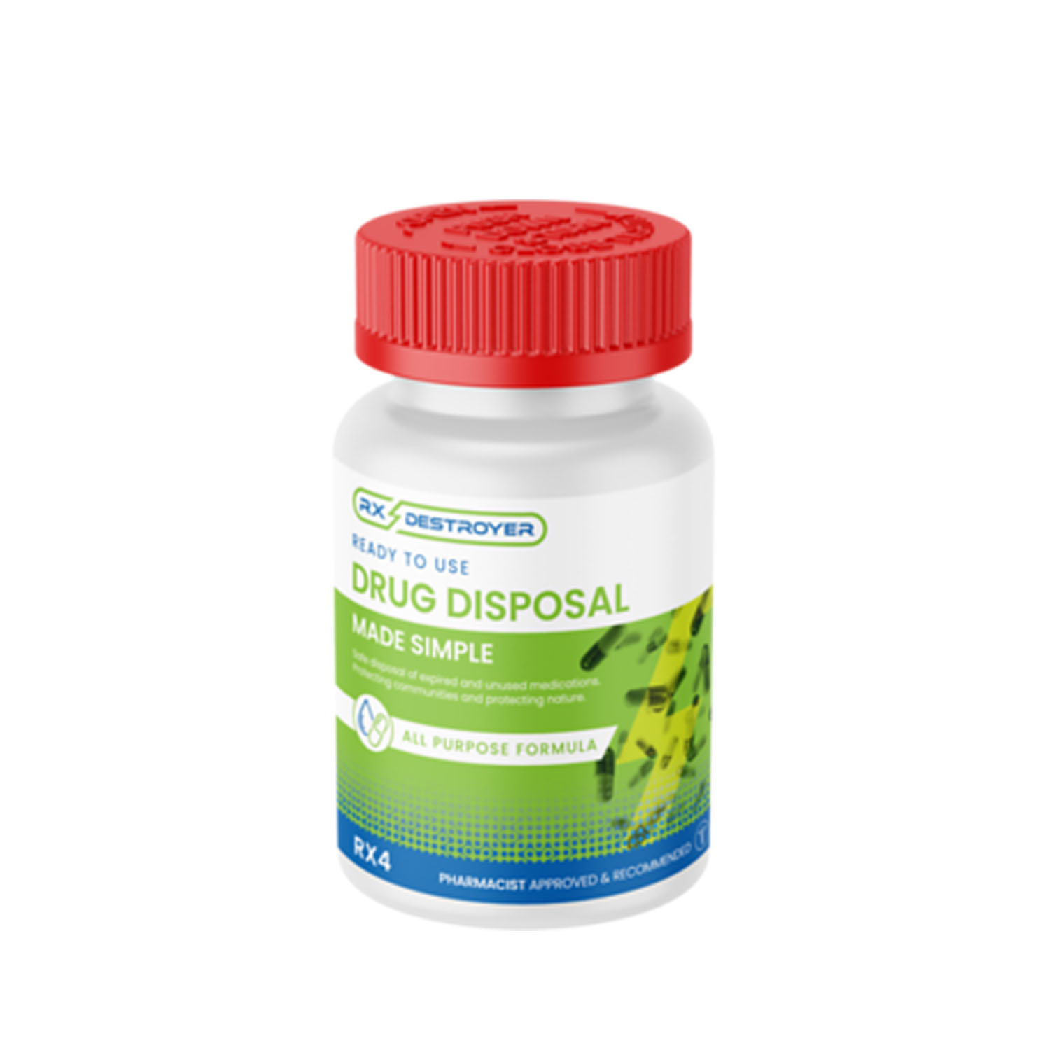 C2R GLOBAL RX DESTROYER Rx Destroyer, 4oz Bottle, 24 btl/cs C2R Global Manufacturing RX4