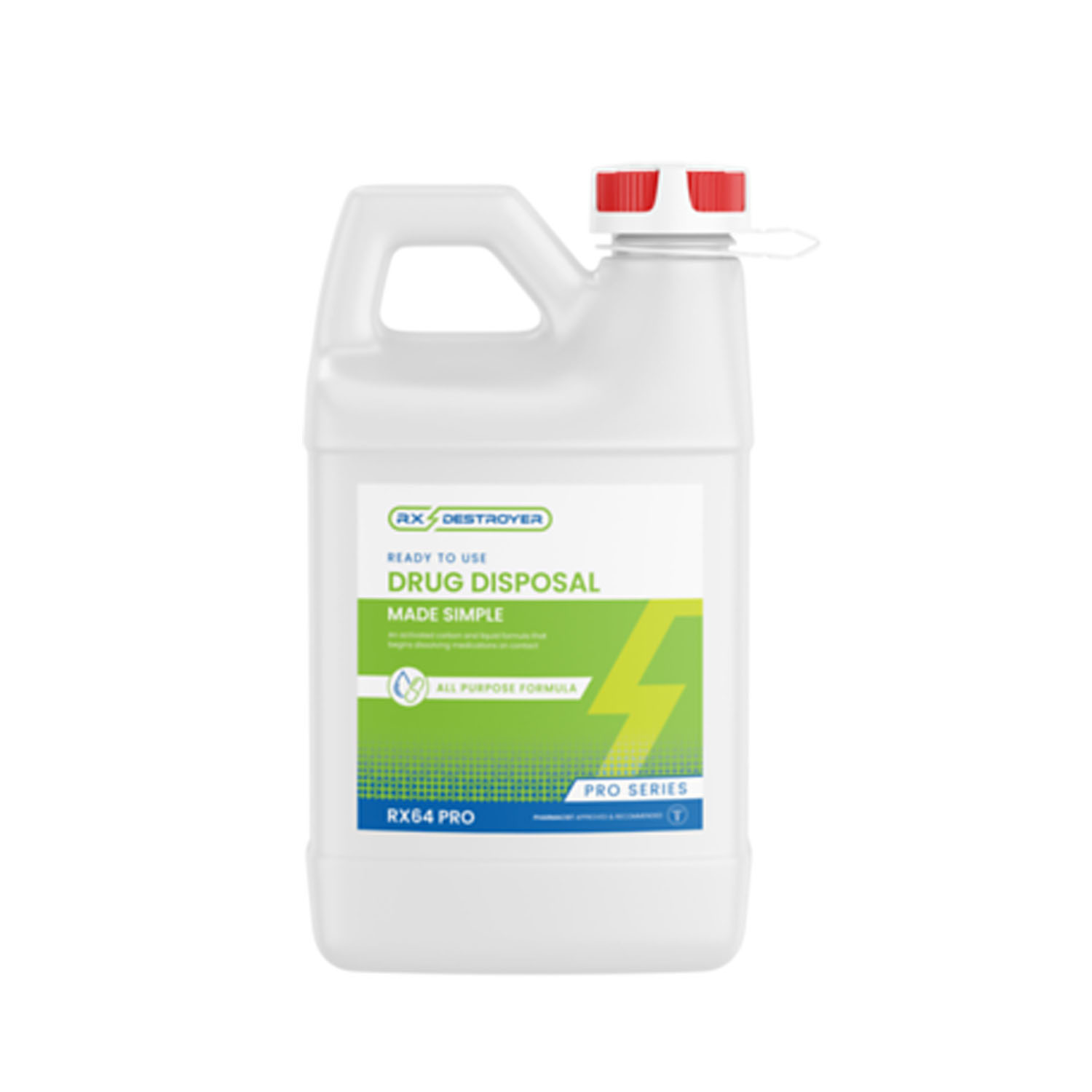 C2R GLOBAL RX DESTROYER ACCESSORIES Rx Destroyer PRO, 64oz Bottle, 4 btl/cs C2R Global Manufacturing RX64PRO