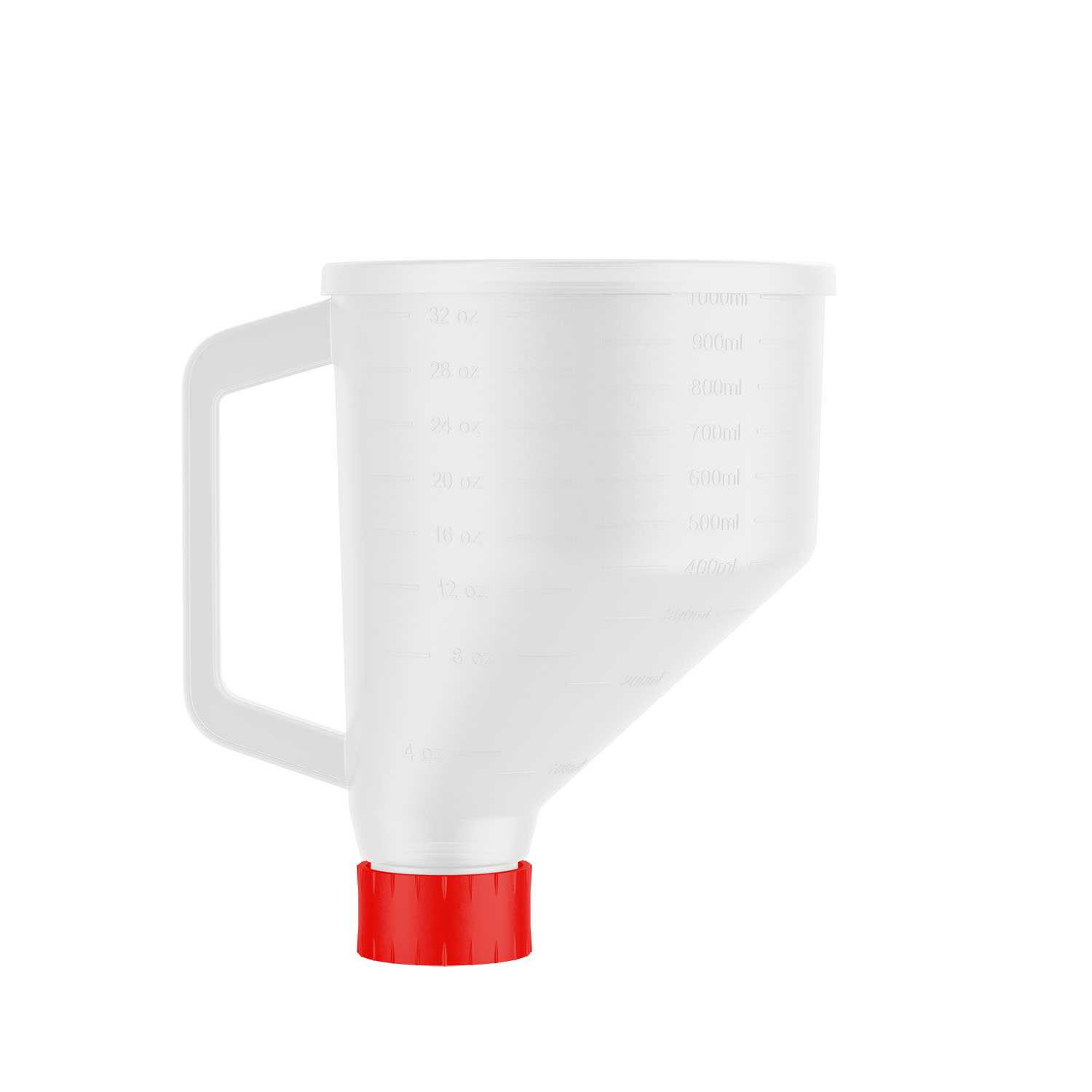 C2R GLOBAL RX DESTROYER ACCESSORIES Rx Destroyer™ Funnel, 32oz with Lid Secures to 16oz, 64oz, 1 Gallon & 5 Gallon C2R Global Manufacturing RXFUN32