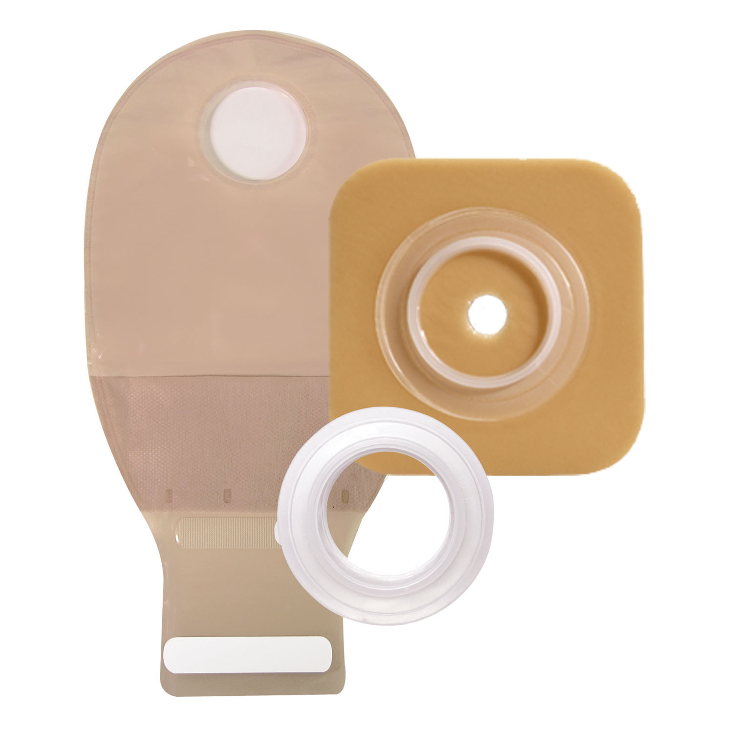 CONVATEC NATURA® TWO-PIECE OSTOMY SURGICAL POST OPERATIVE KITS Kits, Ostomy Surgical Post Operative, 2-Piece, Includes: (1) Double-Layer Skin Barrier with Cut-to-Fit Opening, (1) 14" Transparent Drainable Pouch with 1-Sided Comfort Panel, InvisiClose® Tail Closure, (1) Low-Pressure Adaptor, (1) Sterile 90mm Loop Rod, 4" Flange, Non-Sterile, 5/bx (Continental US Only) Convatec 416929