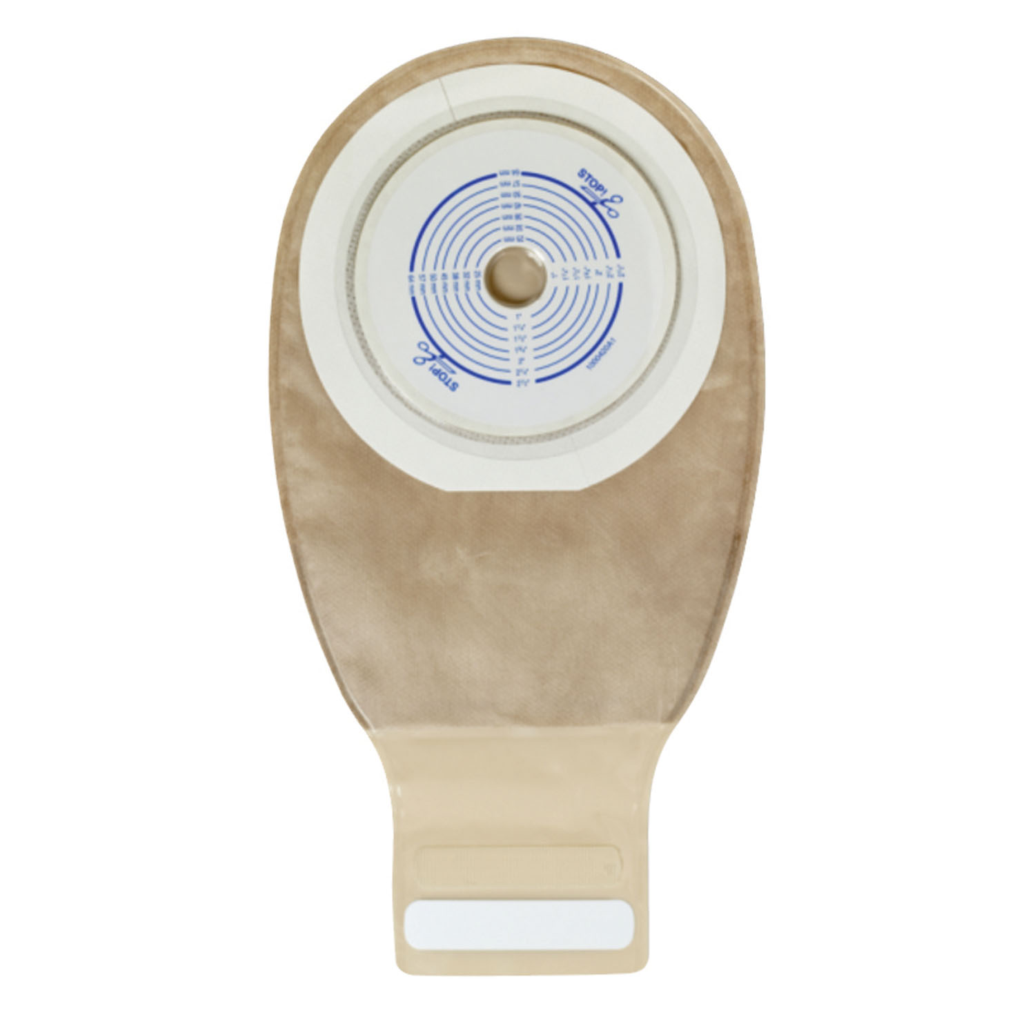 CONVATEC ESTEEM® + ONE-PIECE DRAINABLE POUCH Drainable Pouch, 12", 2-Sided Comfort Panel, Cut-to-Fit Modified Durahesive Plus Skin Barrier, InvisiClose® Tail Closure, Filter, Tan, 3/4" - 2 1/2" Stoma, 10/bx (Continental US Only) Convatec 416975
