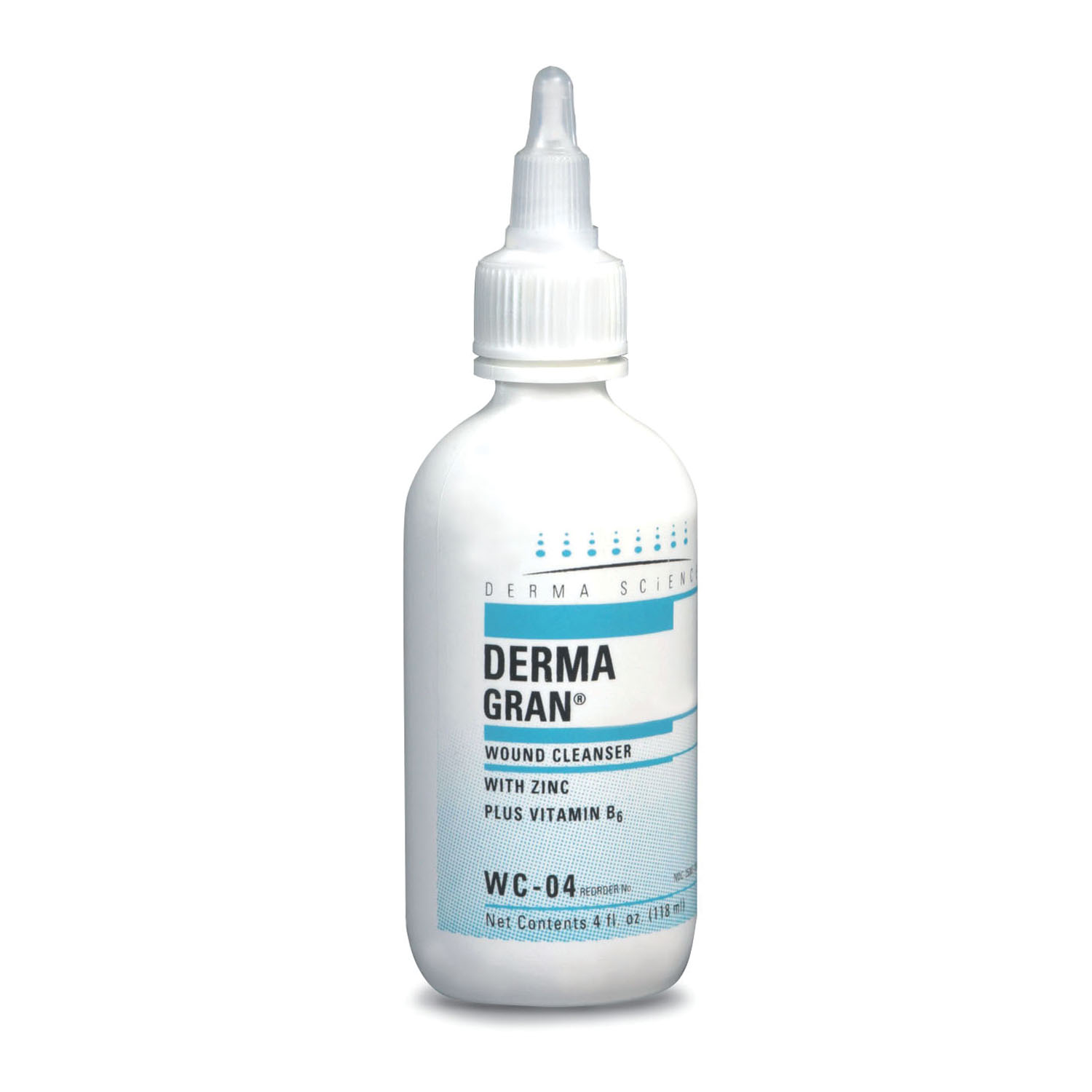 GENTELL DERMAGRAN® WOUND CLEANSER Wound Cleanser with Zinc, 4 oz, 12/cs Gentell WC04