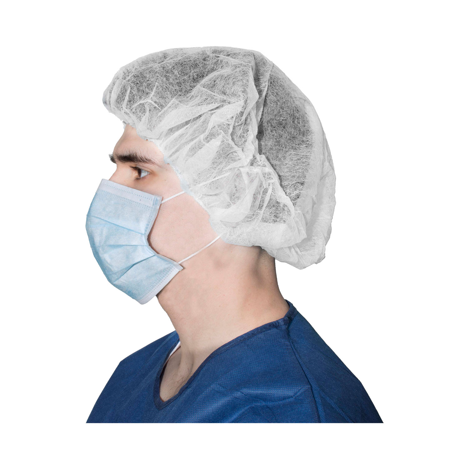 DUKAL BOUFFANT CAPS Bouffant Cap, 24", White, 100/bx, 5 bx/cs (Temporarily Unavailable for Sale) Dukal Corporation 324W