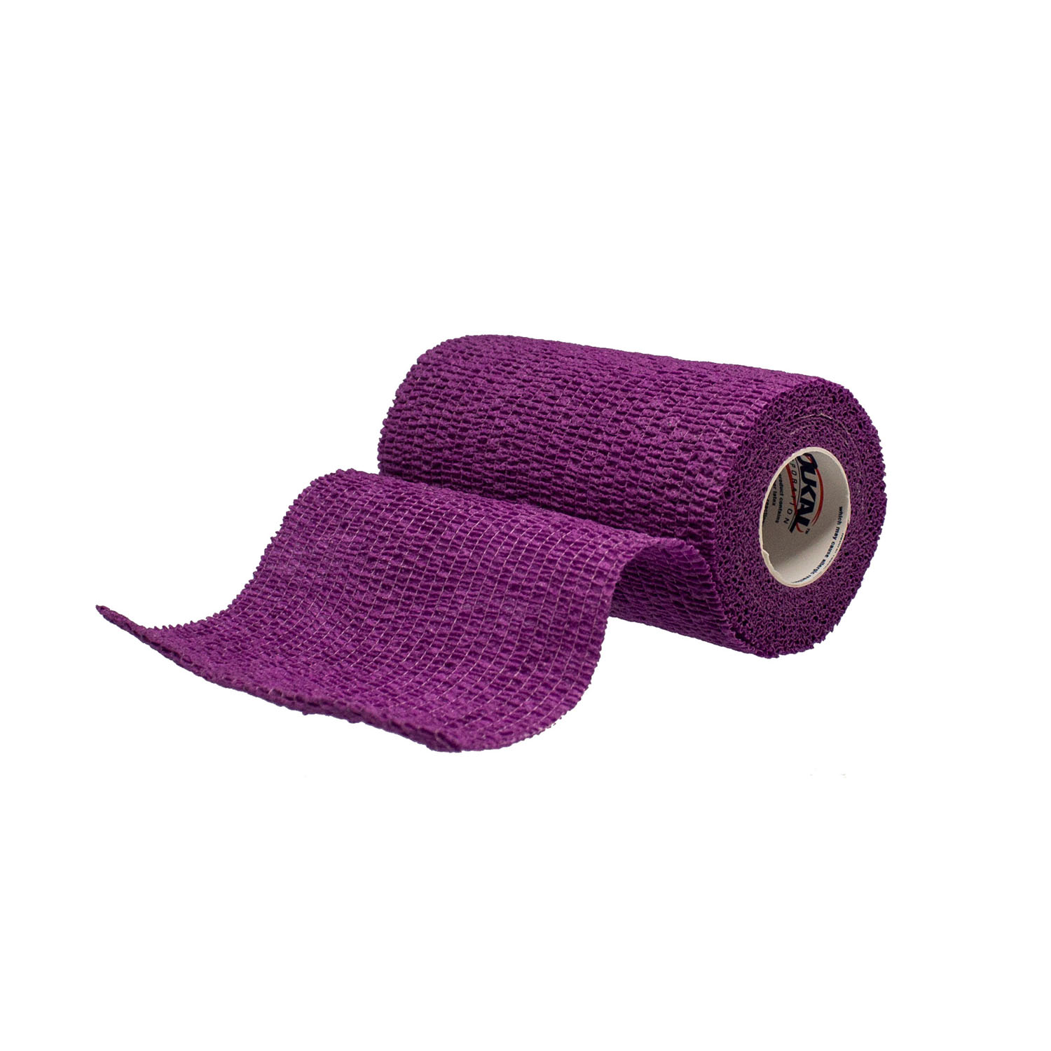 DUKAL COHESIVE BANDAGES - LATEX FREE Bandage, Cohesive, 4x5 yds, Latex Free (LF) Non-Sterile, Purple, 1 rl/pk, 18 pk/bx (6/cs, 24 cs/plt) Dukal Corporation 8046PLLF