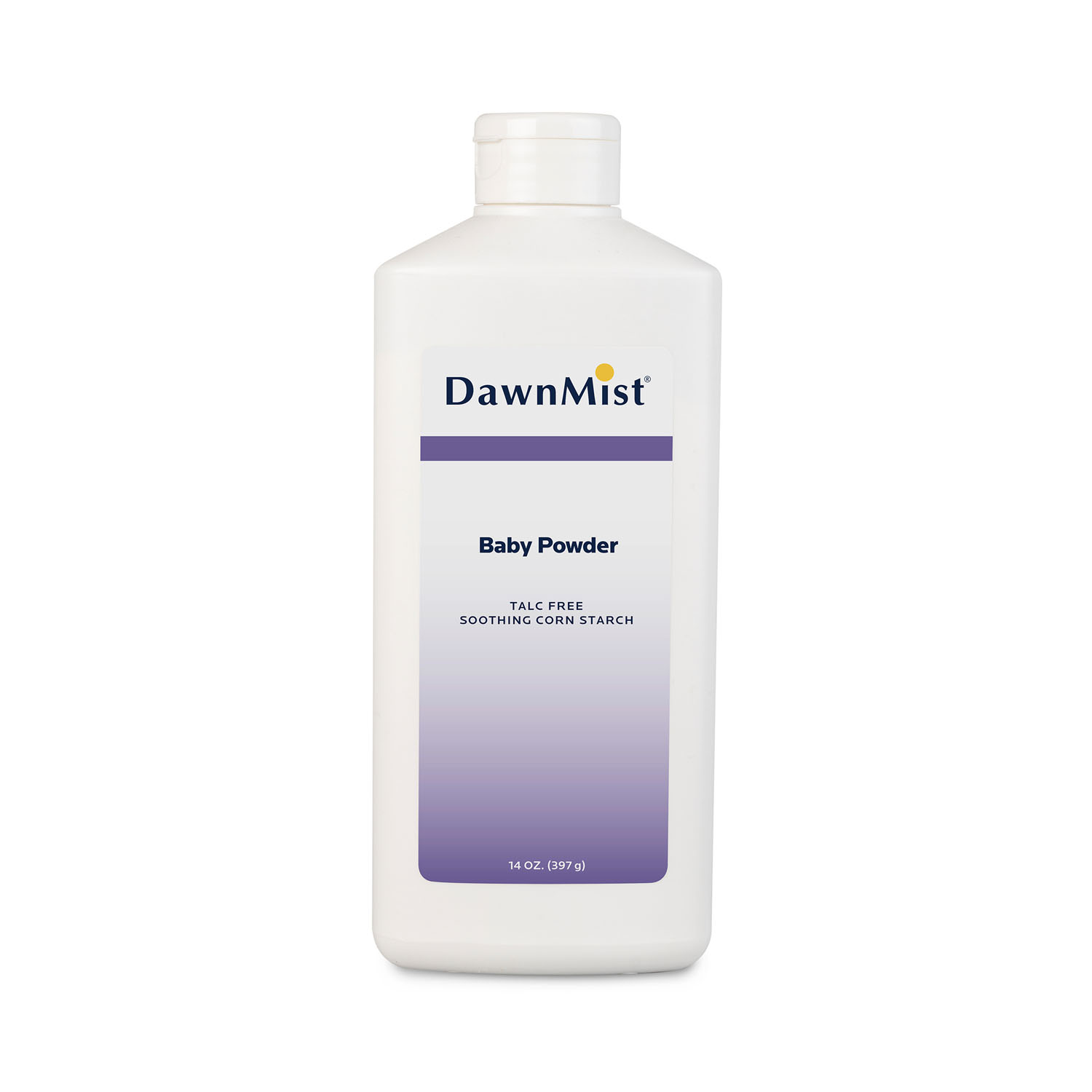 DUKAL DAWNMIST BABY POWDER Baby Powder, Corn Starch, 14 oz, 12/cs (Not Available for sale into Canada) Dukal Corporation BP1412