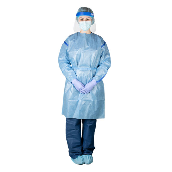 DUKAL CHEMOTHERAPY GOWN Chemotherapy Gown, Poly-Coated, Large, 10/bg, 3 bg/cs Dukal Corporation G1006