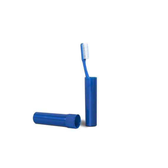 DUKAL TRAVEL CONTAINERS Toothbrush Tube, Blue, Bulk, 72/cs Dukal Corporation MILDTHLU0072BU