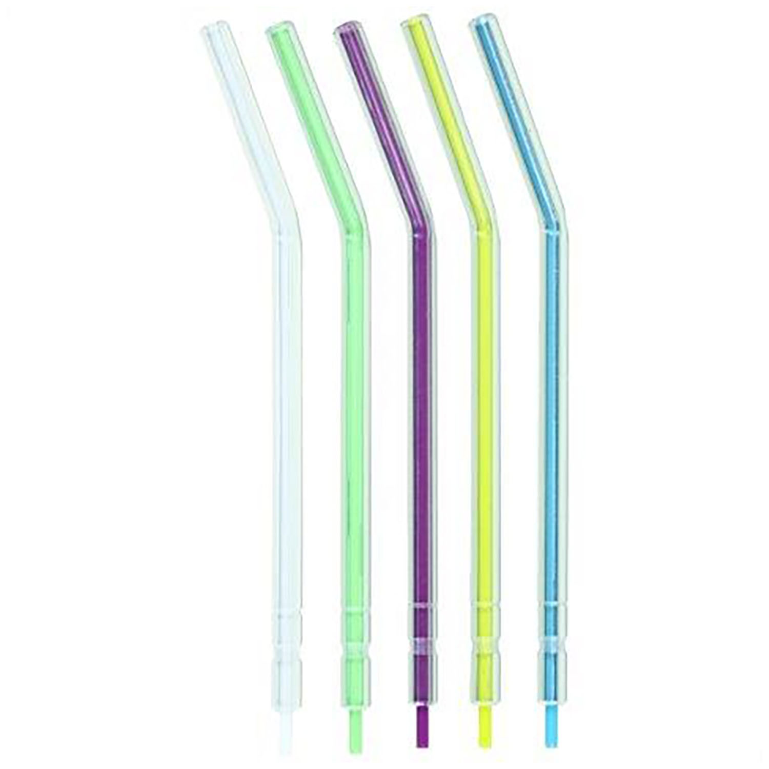DUKAL UNIPACK EXAM ROOM ACCESSORIES Color-Brite Air/Water Syringe Tips, Disposable, Assorted Colors, 250/bg Dukal Corporation UAT-9053