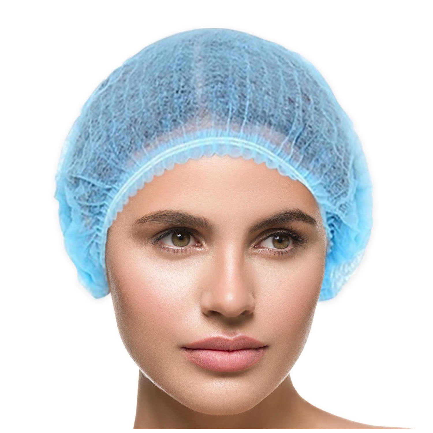 DUKAL UNIPACK PERSONAL PROTECTION Bouffant Caps, 24", Non-Woven, Ciel Blue, 100/bg, 20 bg/cs Dukal Corporation UGA-6804