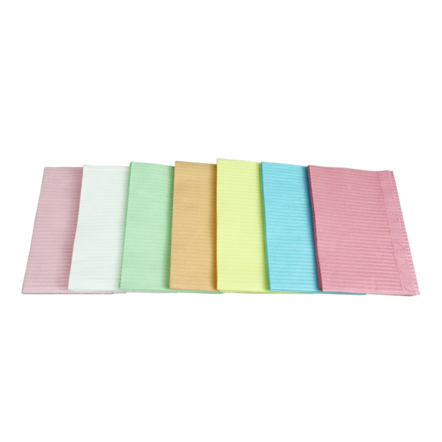 DUKAL UNIPACK EXAM ROOM ACCESSORIES Bib, 13" x 18", 2-Ply Tissue + Poly, Peach, 500/cs Dukal Corporation UPB-6107