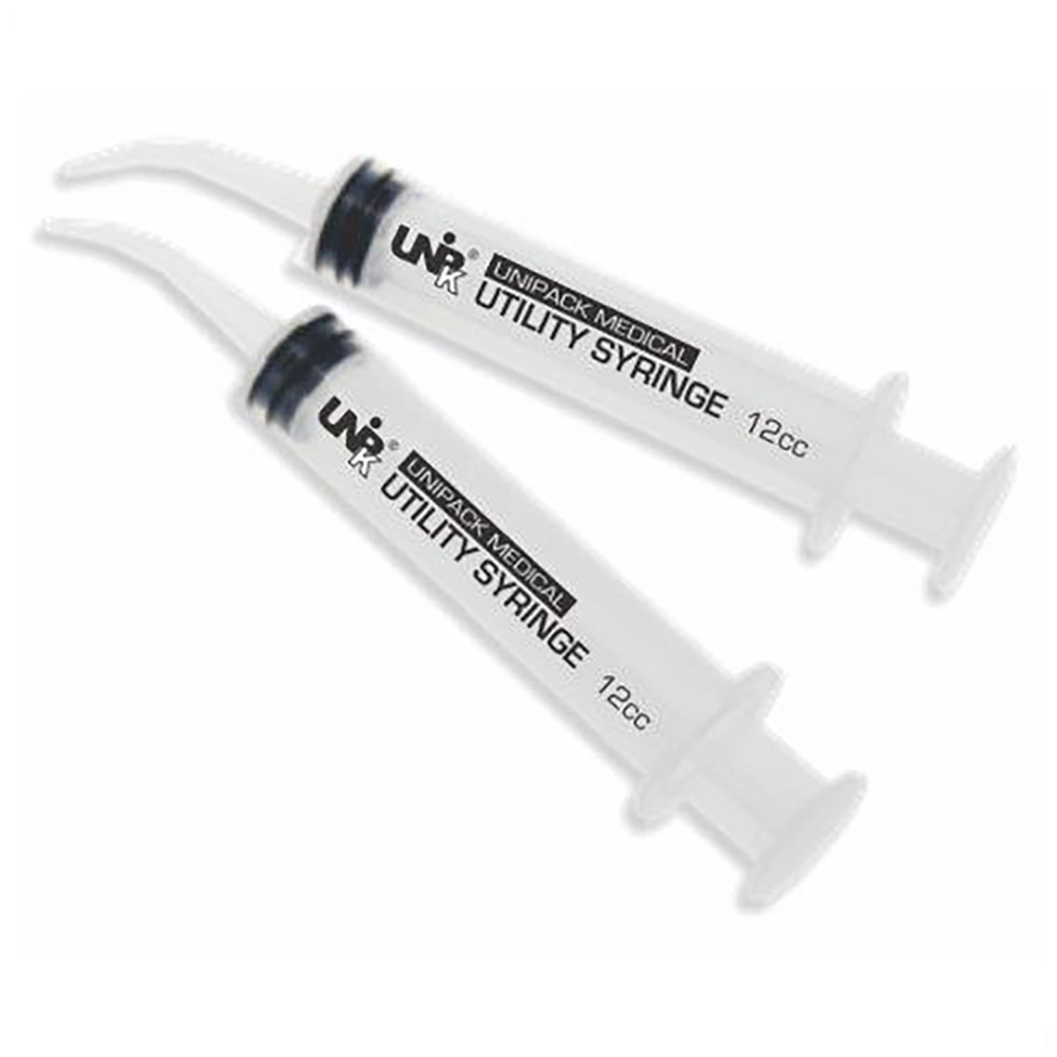 DUKAL UNIPACK NEEDLES, SYRINGES & ORGANIZERS Utility Syringes, Curved, 12cc, 50/bx, 10 bx/cs Dukal Corporation URS-55112
