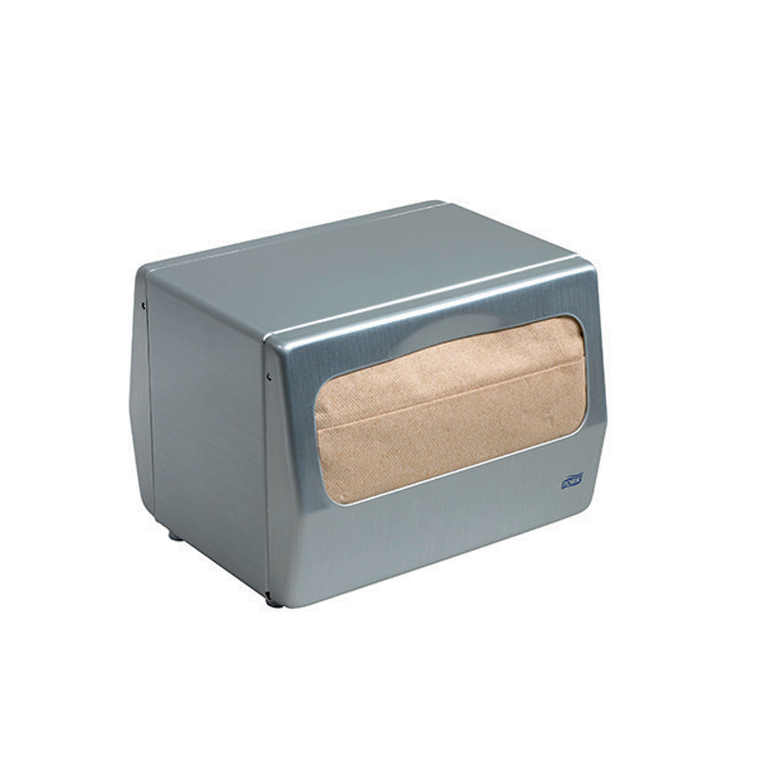 ESSITY TORK NAPKIN DISPENSER Napkin Dispenser, Masterfold, Tabletop, Universal, Brushed Steel, N7, Metal, 5.6" x 7.5" x 6.3" (48 cs/plt) Essity Professional Hygiene North America, LLC 17TBS