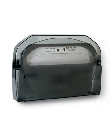 ESSITY TORK SEAT COVER & DISPENSERS Toilet Seat Cover Dispenser, Universal, Smoke, V1, Plastic, 11.5" x 16" x 3.1" (20 cs/plt) Essity Professional Hygiene North America, LLC 1951001