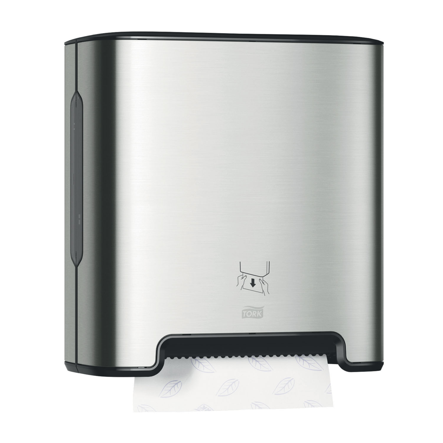 ESSITY TORK MATIC® HAND TOWEL DISPENSER Hand Towel Dispenser, Universal, Metal/ Plastic, Stainless Steel, H1, 15.8" x 13.6" x 8.1" (65 cs/plt) Essity Professional Hygiene North America, LLC 461002