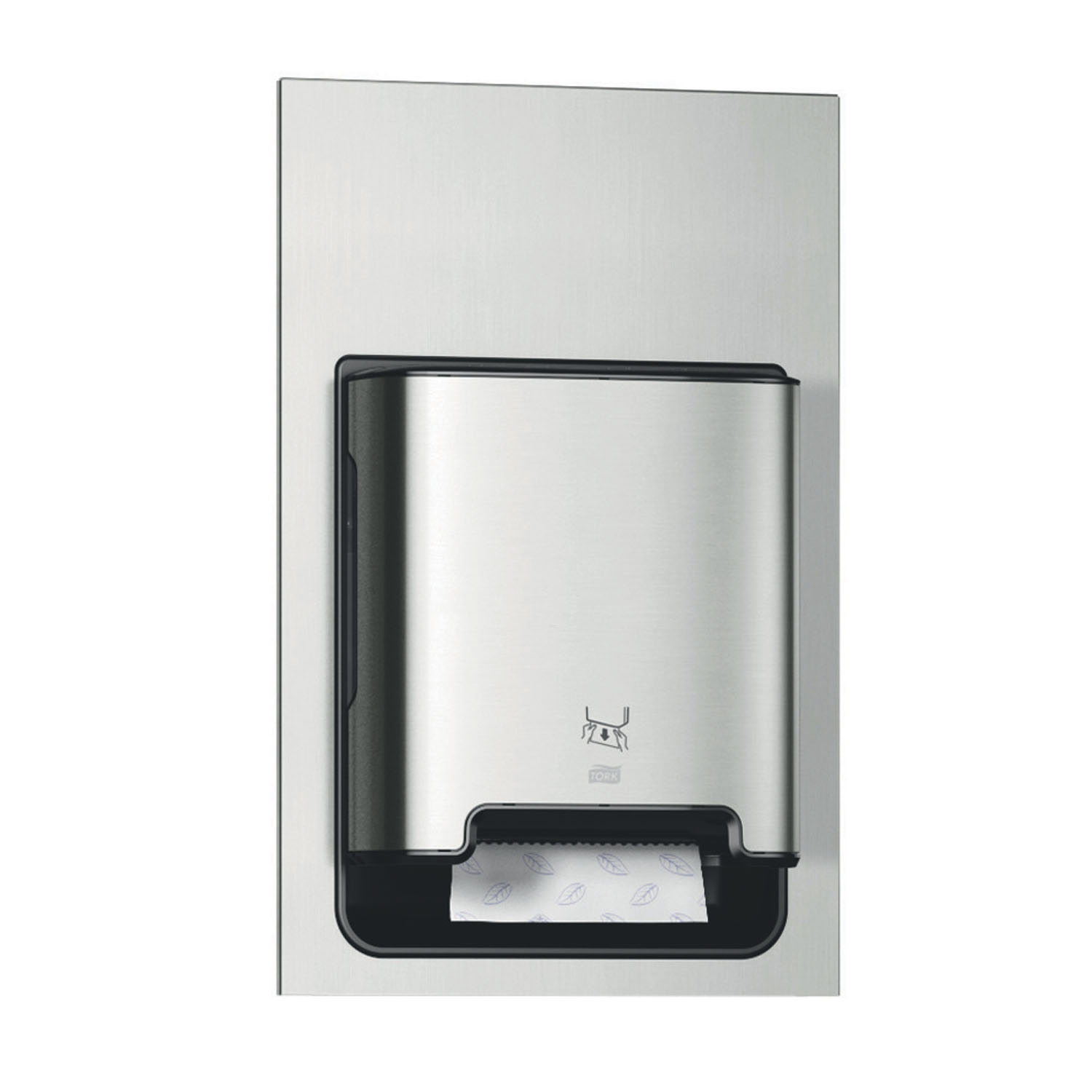 ESSITY TORK MATIC® HAND TOWEL DISPENSER Hand Towel Dispenser, Recessed, Universal, Metal/ Plastic, Stainless Steel, H1, 27" x 17.6" x 7.9" (12 cs/plt) Essity Professional Hygiene North America, LLC 461022