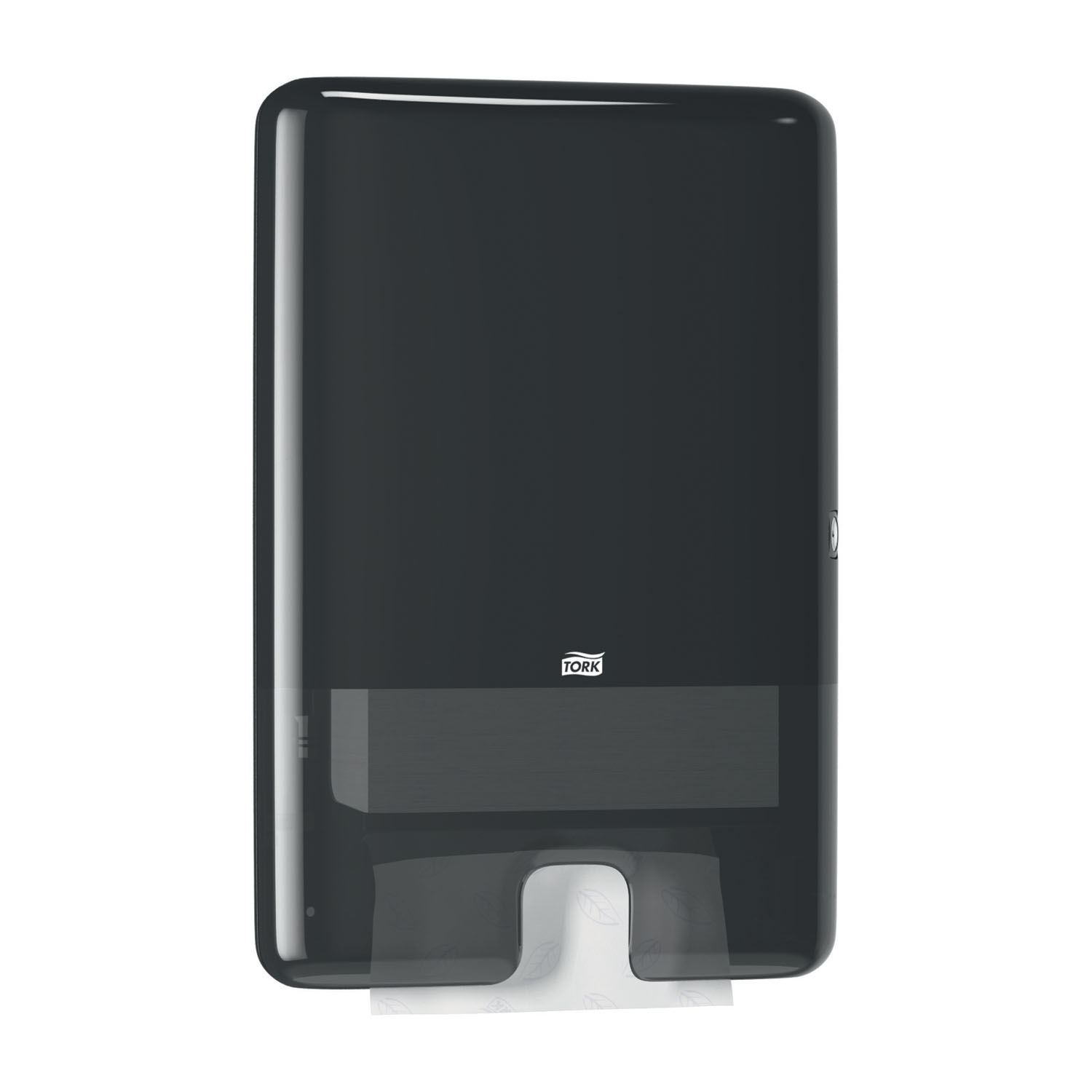 ESSITY TORK XPRESS HAND TOWEL DISPENSERS Hand Towel Dispenser, Multifold, Elevation, Black, H2, Plastic, 17.5" x 11.9" x 4" (132 cs/plt) Essity Professional Hygiene North America, LLC 552028