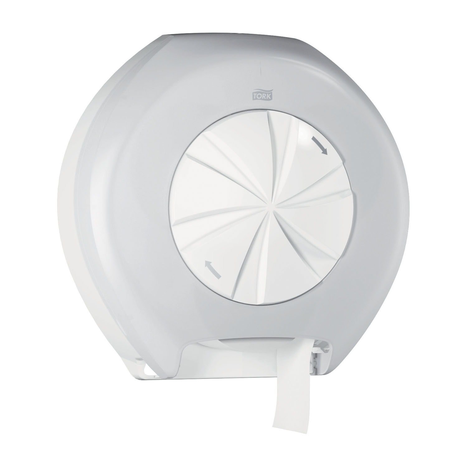 ESSITY TORK BATH TISSUE DISPENSER Bath Tissue Roll Dispenser, 3 Roll, for OptiCore®, Universal, White, T11, Plastic, 14.6" x 14.1" x 6.3" Essity Professional Hygiene North America, LLC 565820