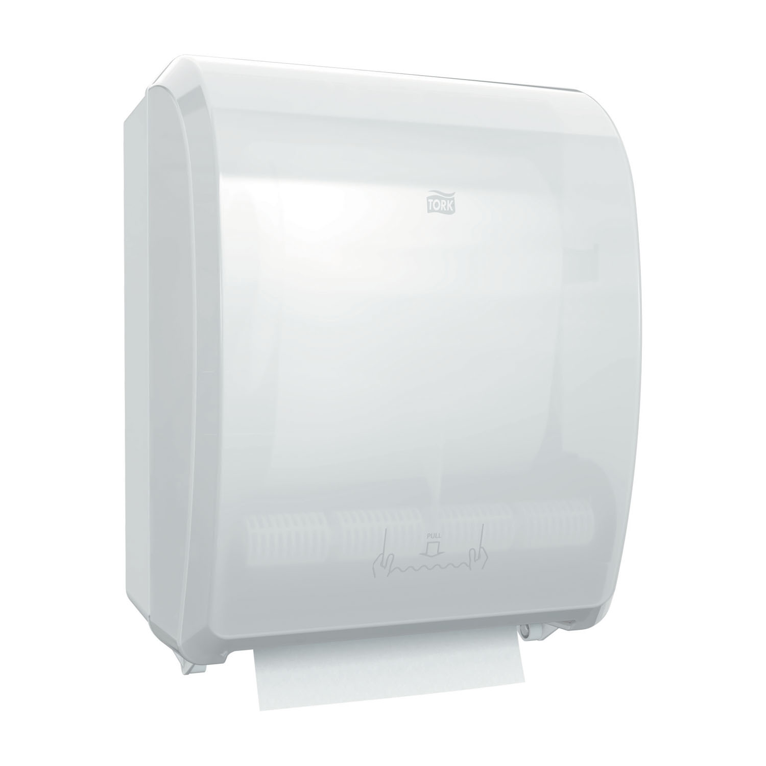ESSITY TORK HAND TOWEL DISPENSERS Hand Towel Roll Dispenser, Mechanical, Universal, White, H80, Plastic, 16" x 12.3" x 9.3" Essity Professional Hygiene North America, LLC 772820