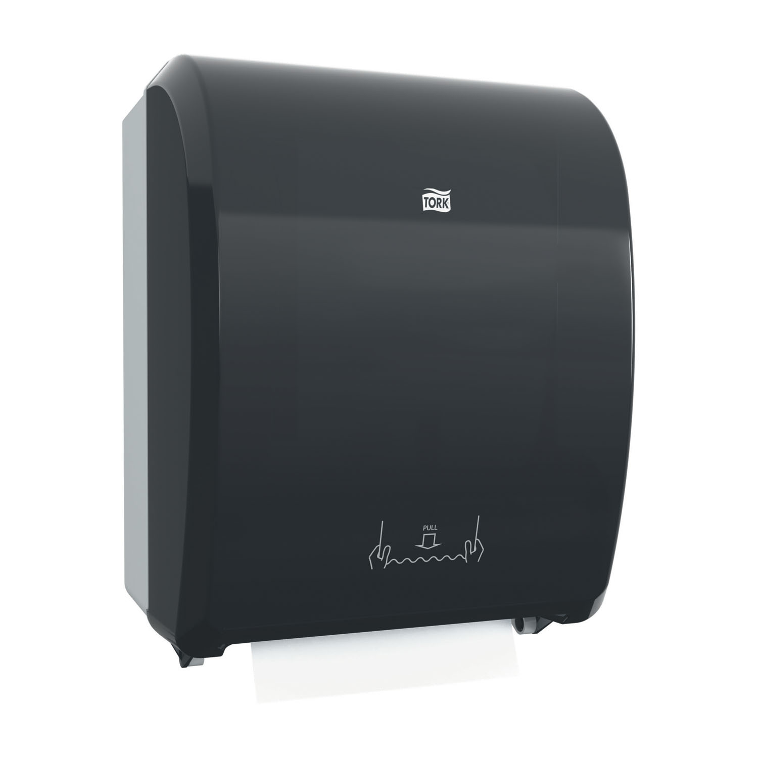 ESSITY TORK HAND TOWEL DISPENSERS Hand Towel Roll Dispenser, Mechanical, Universal, Black, H80, Plastic, 16" x 12.3" x 9.3" (54 cs/plt) Essity Professional Hygiene North America, LLC 772828