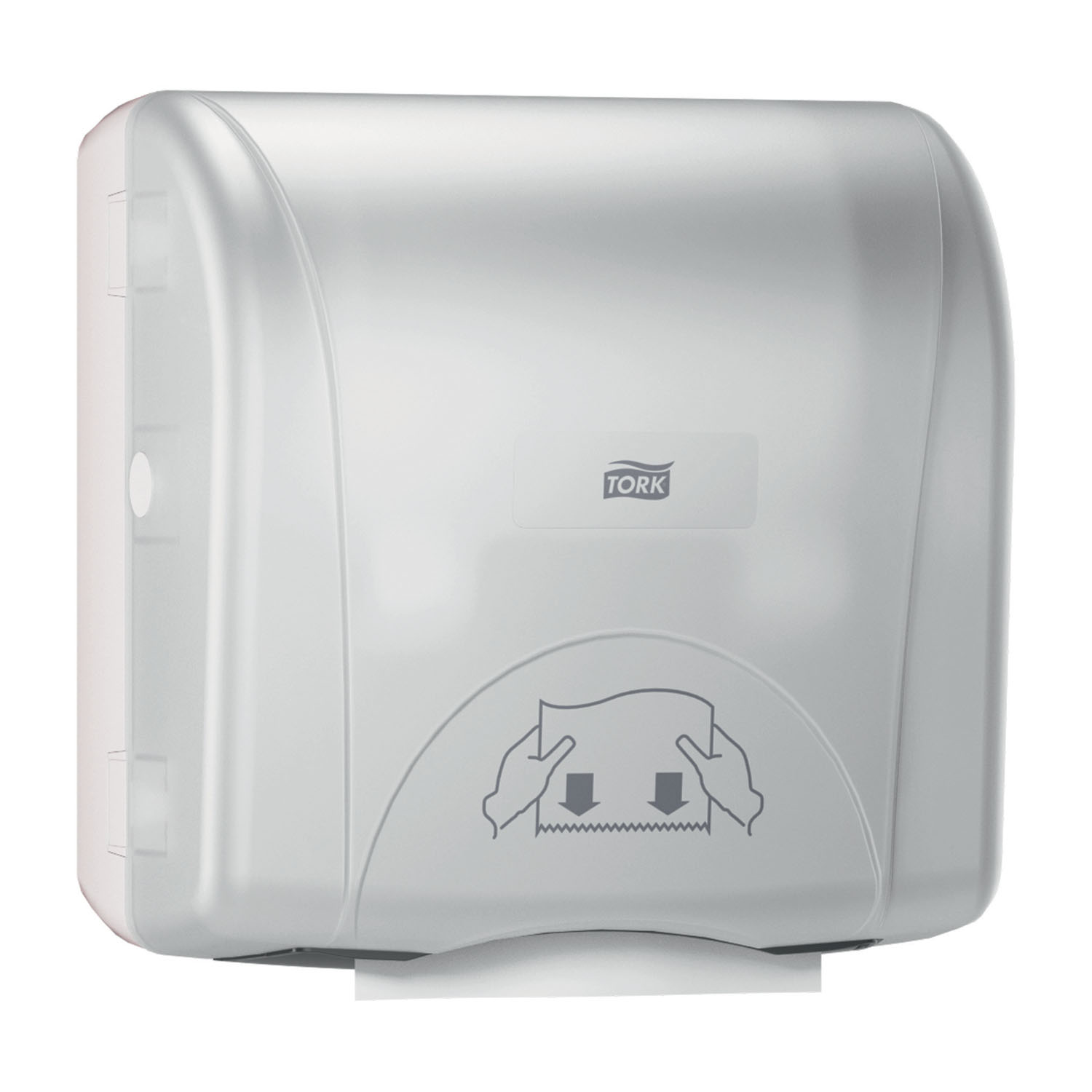 ESSITY TORK HAND TOWEL DISPENSERS Hand Towel Roll Dispenser, Mechanical, Mini, Universal, White, H76, Plastic, 12.5" x 11.8" x 7.5" Essity Professional Hygiene North America, LLC 774720